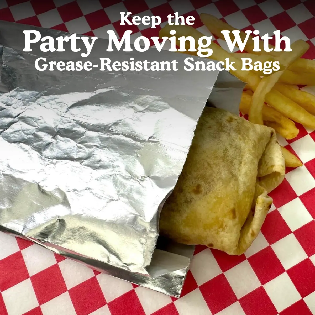Regency Wraps Grease Resistant Serving Snack Bags, Foil-Lined, 100 Count | Keep Food Fresh & Hot - view 5