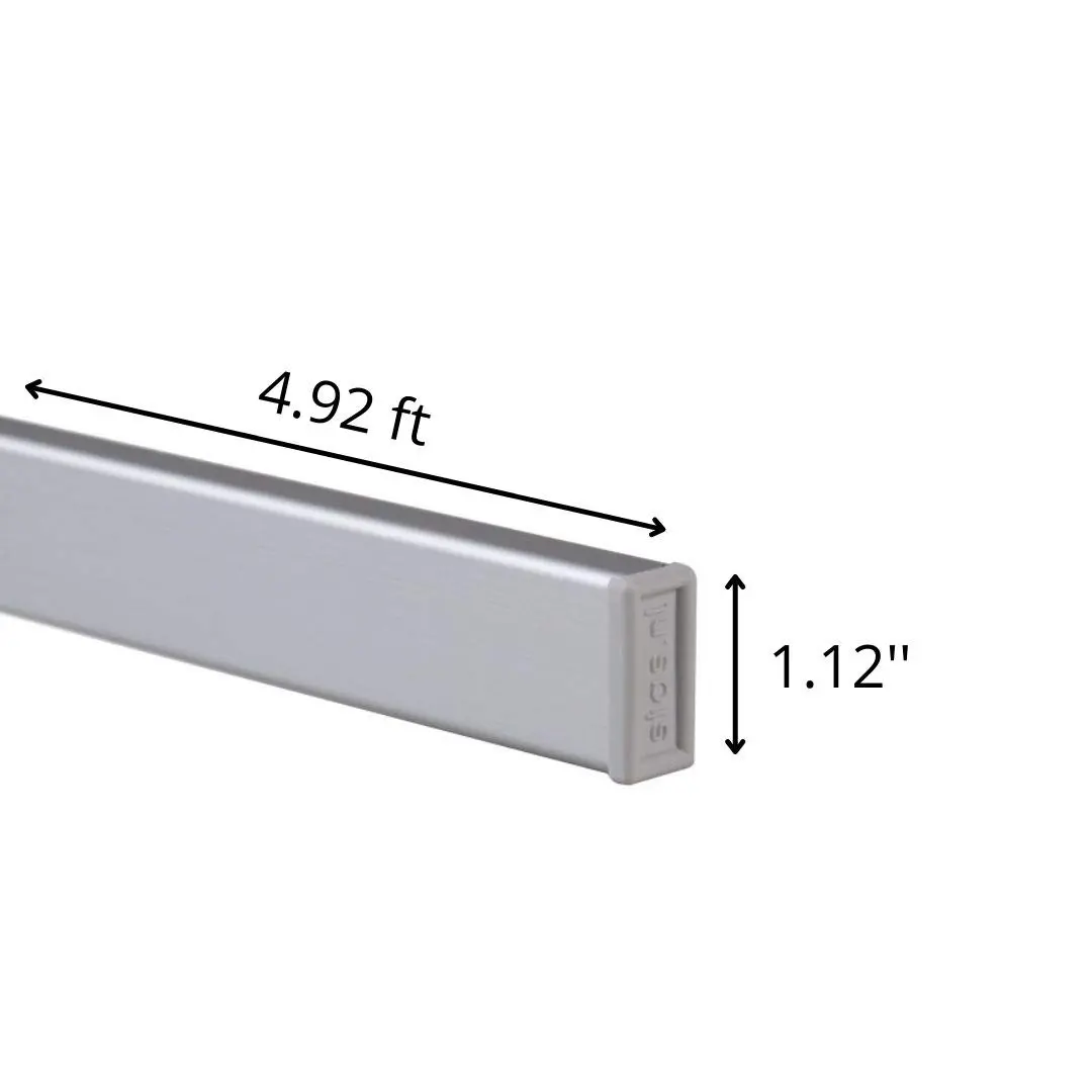 Stas Picture Hanging Systems Cliprail Pro Set - Heavy Duty Aluminum Rail 9.84 ft | Elegant Gallery Kit for Home & Museum - view 6