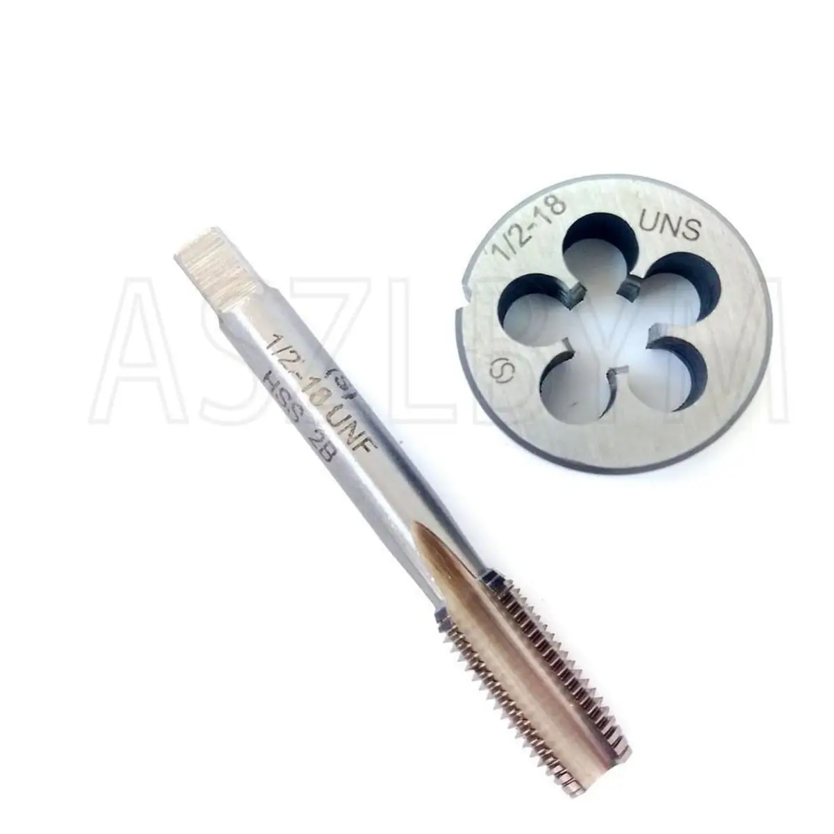 ASZLBYM 1/2-18 Tap And Die Set | HSS Round Thread Die for Machine & Hand Use (0.132kg) - view 6