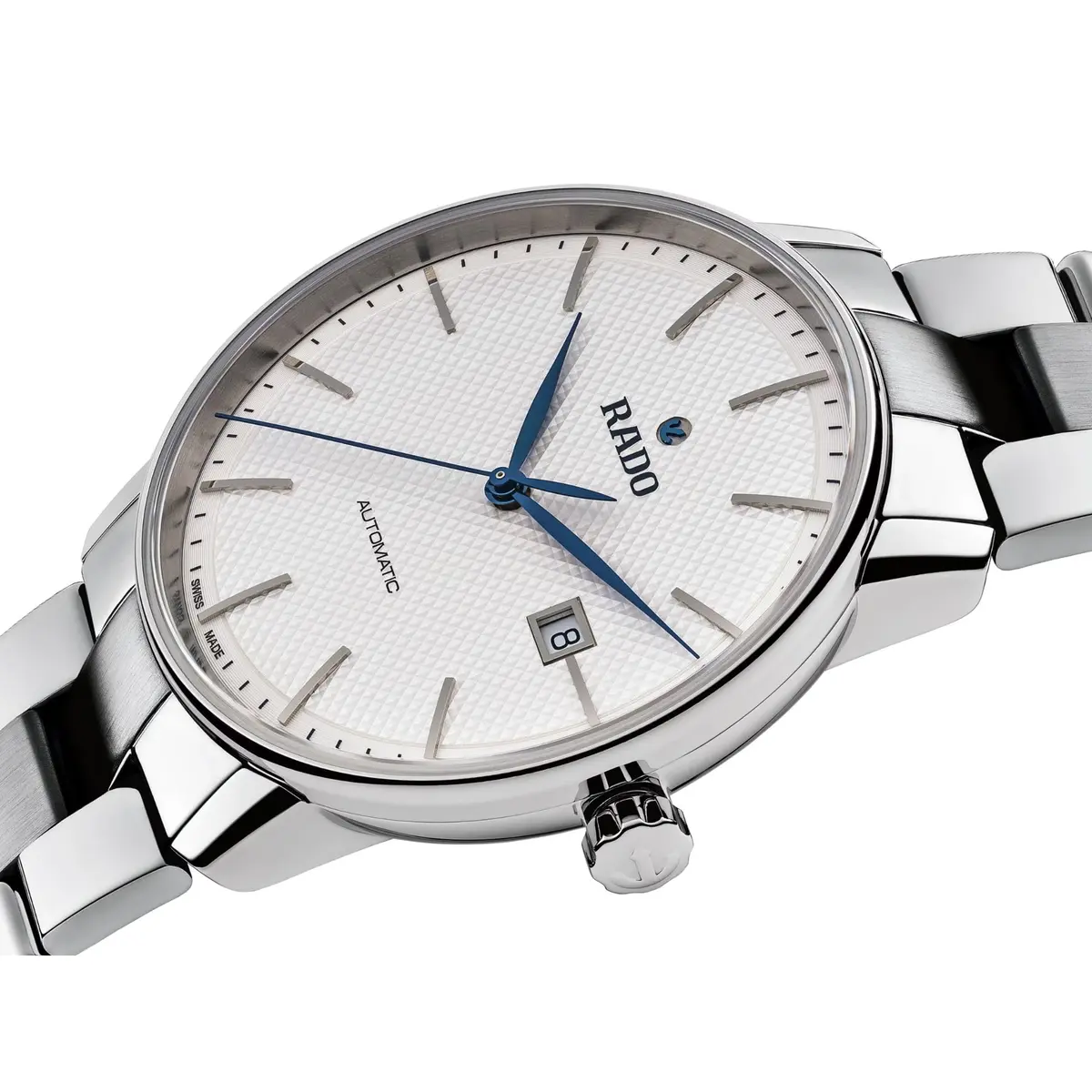 Rado Coupole Classic Swiss Automatic Watch, White | 41mm Stainless Steel, Unisex - view 2