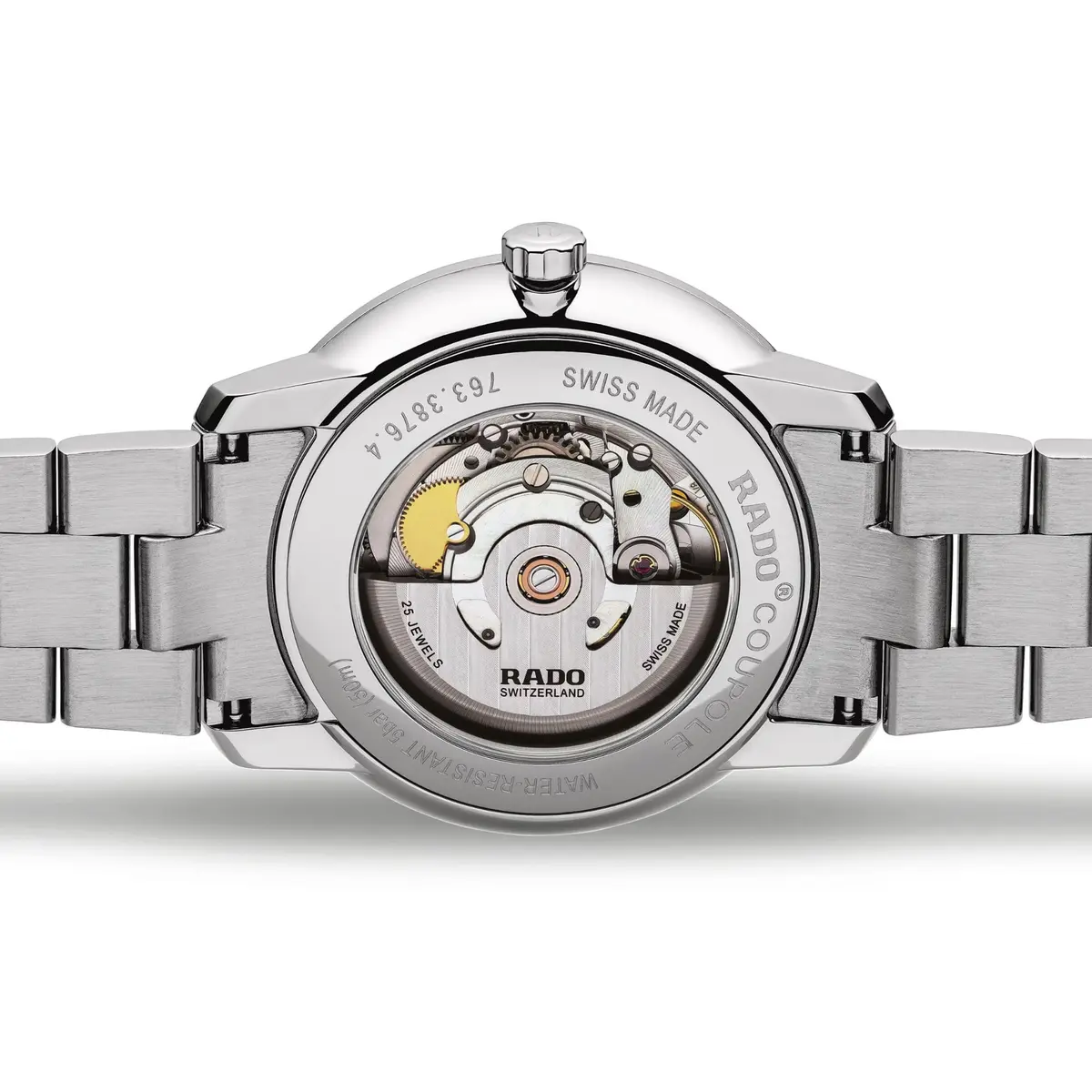Rado Coupole Classic Swiss Automatic Watch, White | 41mm Stainless Steel, Unisex - view 3