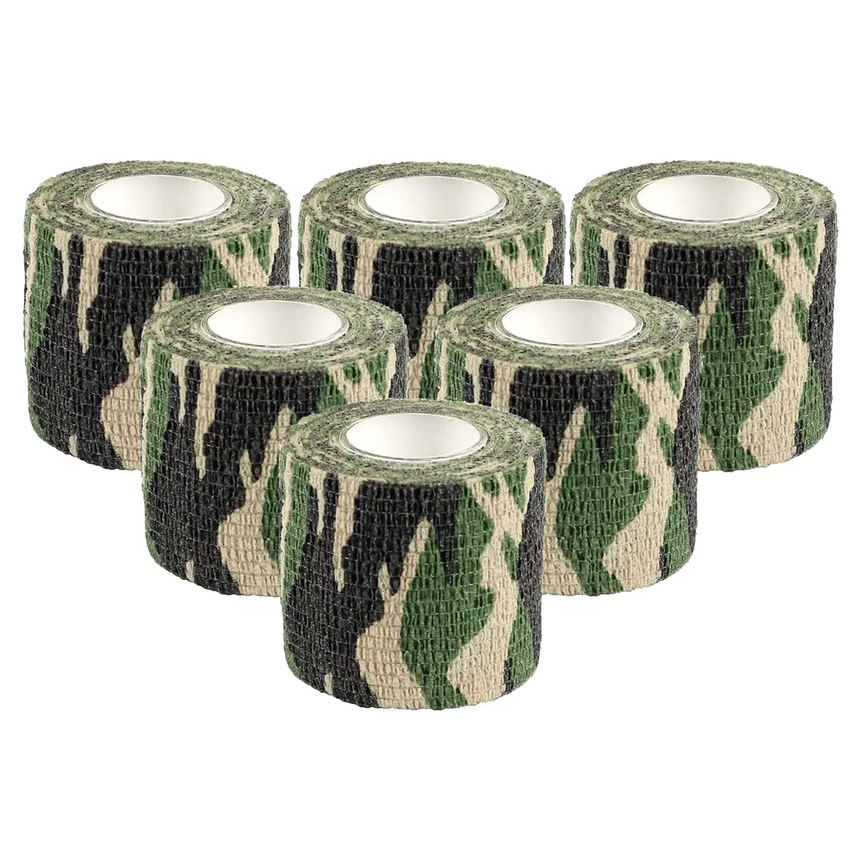 EAmber Camo Wrap Tape 5cm x 4.5m (2in x 14.76ft) | Self-Adhesive & Reusable Concealment Wrap - main product image