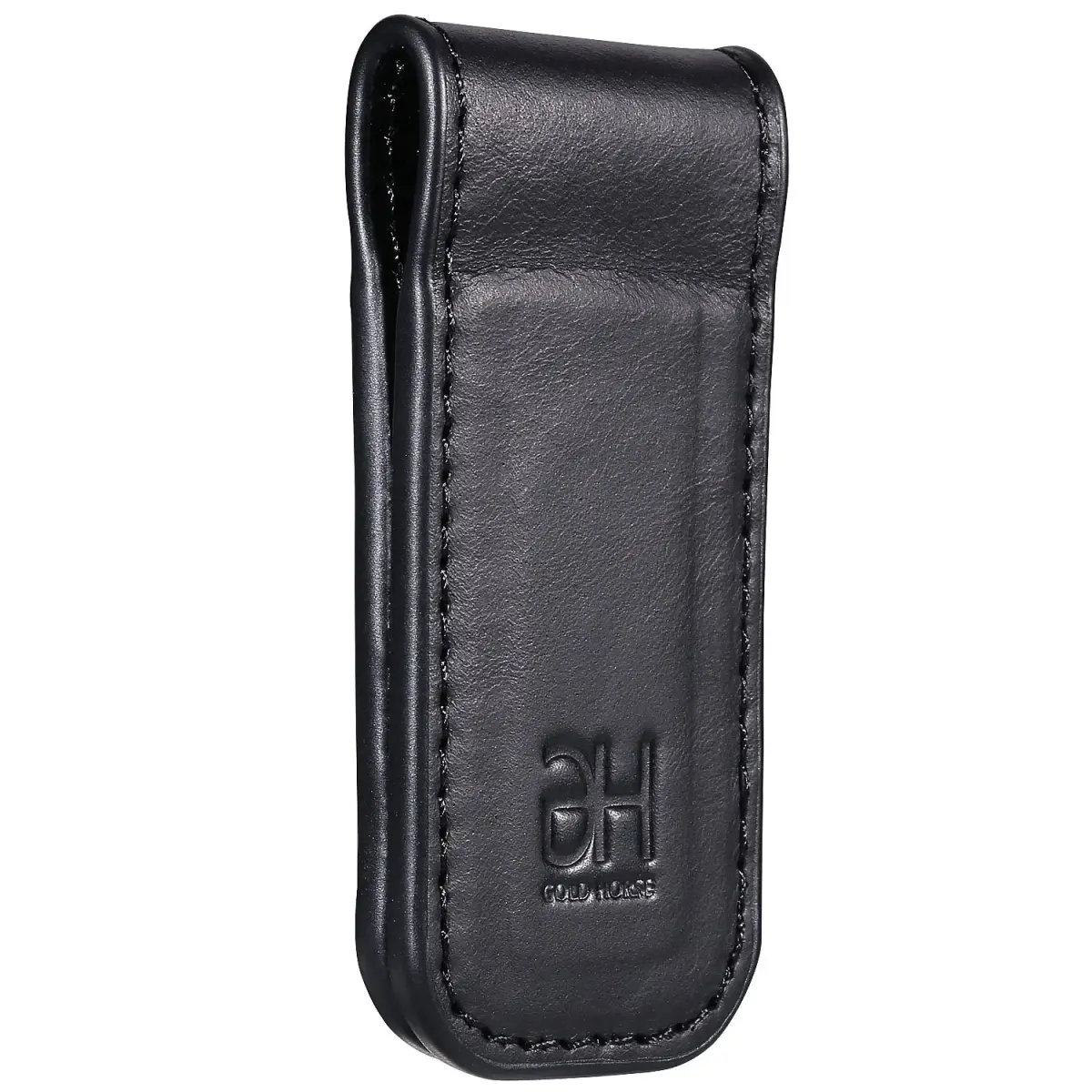 GH GOLD HORSE Slim Magnetic Money Clip Genuine Leather Business Card Holder for Men | 7 cm (2.75 in) - view 2