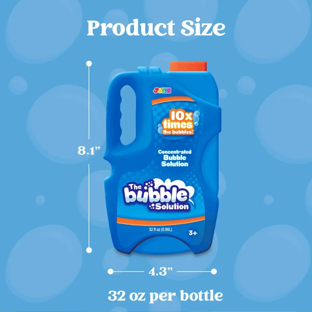 JOYIN Concentrated Bubble Solution 946ml (32 Fl Oz) | Non-Toxic, BPA-Free, ASTM-Tested for Kids - view 5