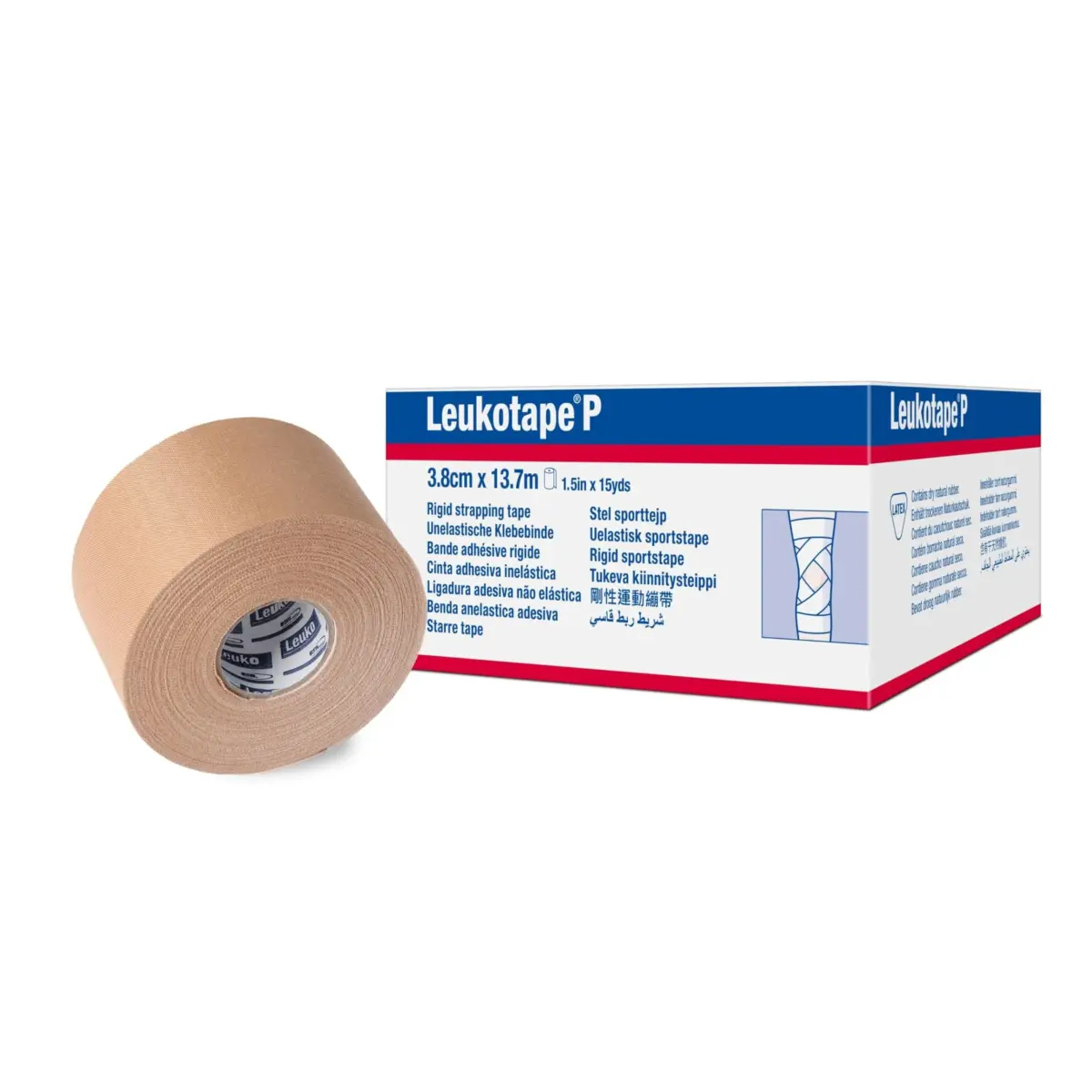 Leukotape P Adhesive Strapping Tape 30 Rolls | High Strength Zinc Oxide Tape for Sports Injuries - main product image