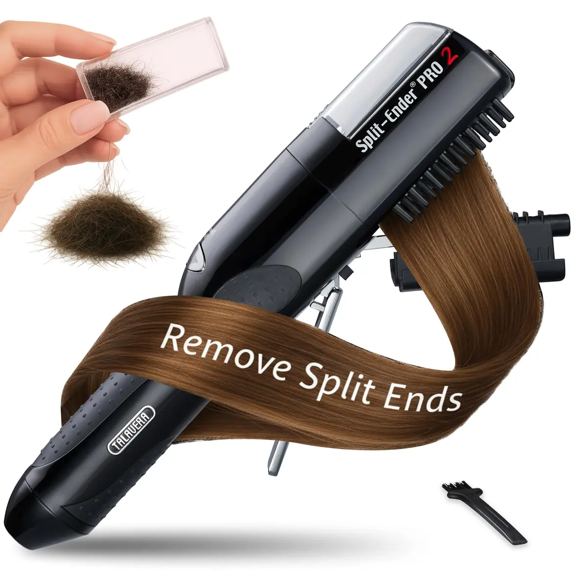 Split-Ender Pro 2 - Cordless Hair Trimmer for Damaged & Dry Hair | Safe Split End Removal (70-120c) - main product image