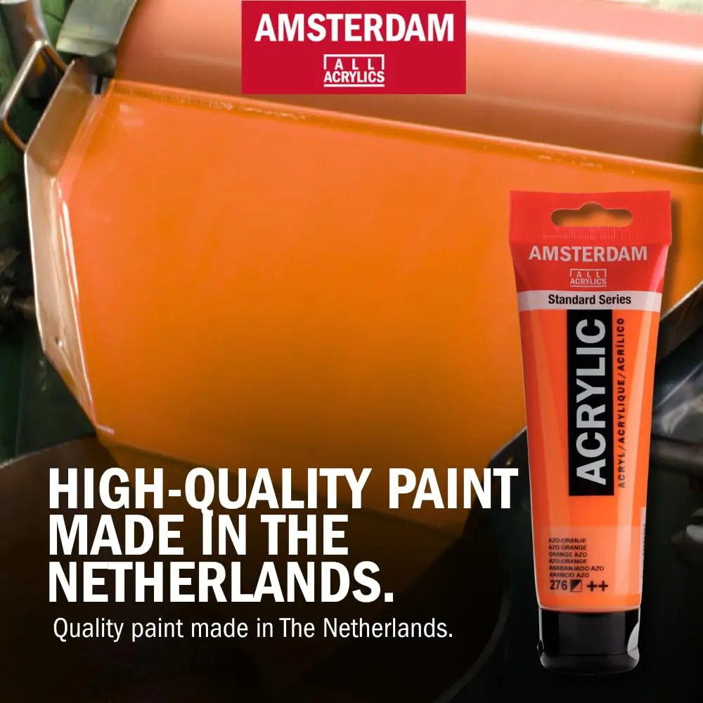 Amsterdam Standard Series Acrylic Paint Set, Pearl, 0.6 fl oz, 6 Count | Vibrant, Water-Based, Versatile for Artists - view 4