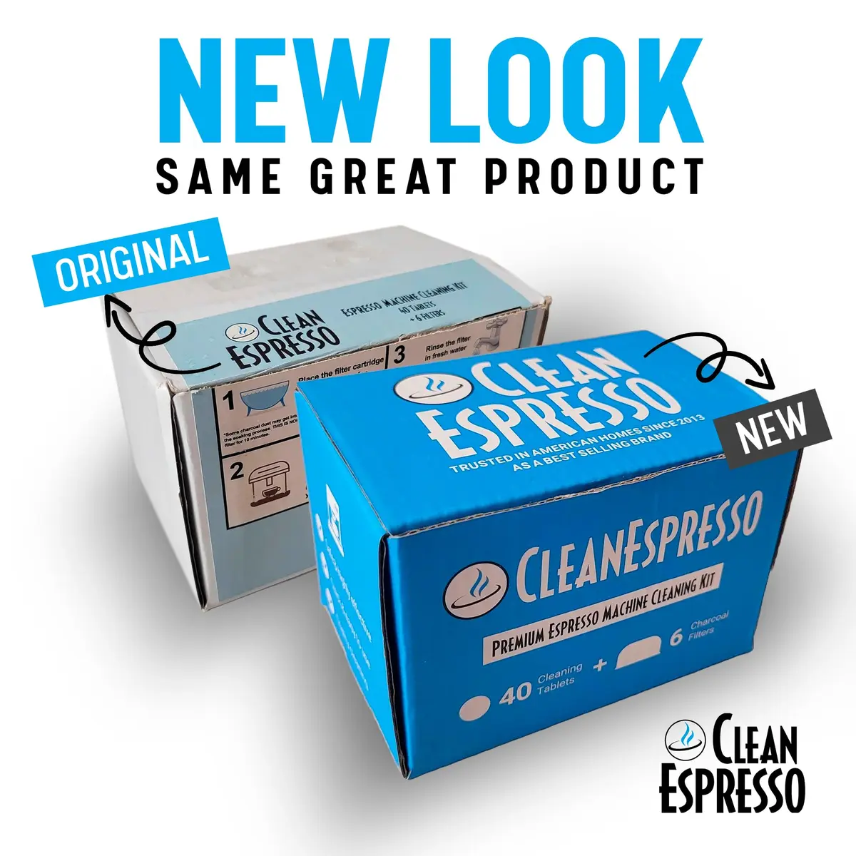 CleanEspresso Designed for Breville Cleaning Kit - 40 Tablets & 6 Water Filters | Better Tasting Espresso & Longer Machine Life - view 2