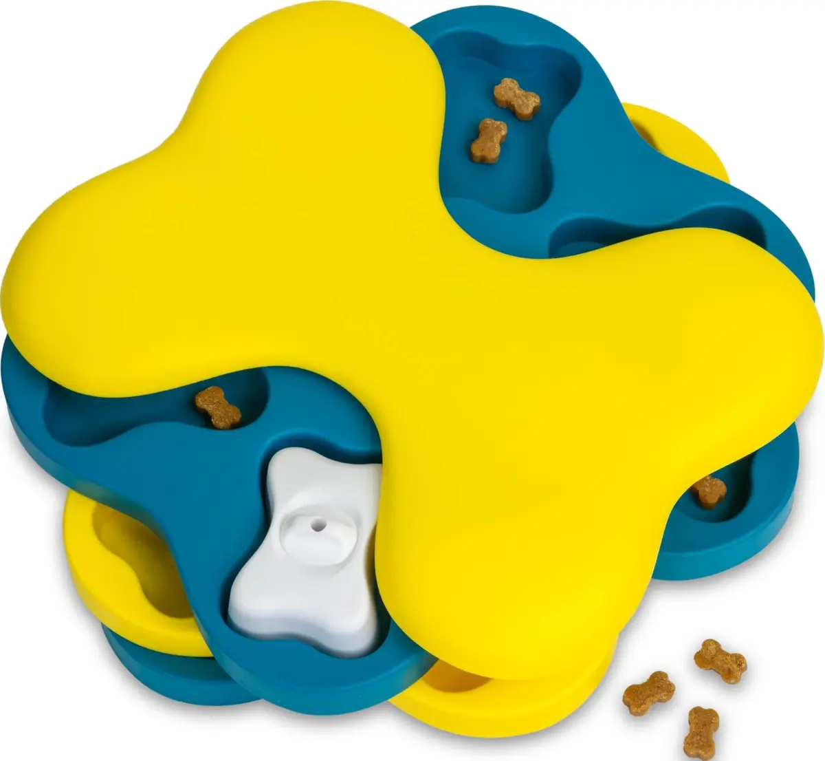 Outward Hound Nina Ottosson Dog Tornado Treat Puzzle 9.75" x 7.25" x 3.07" | Interactive Enrichment for Dogs - main product image