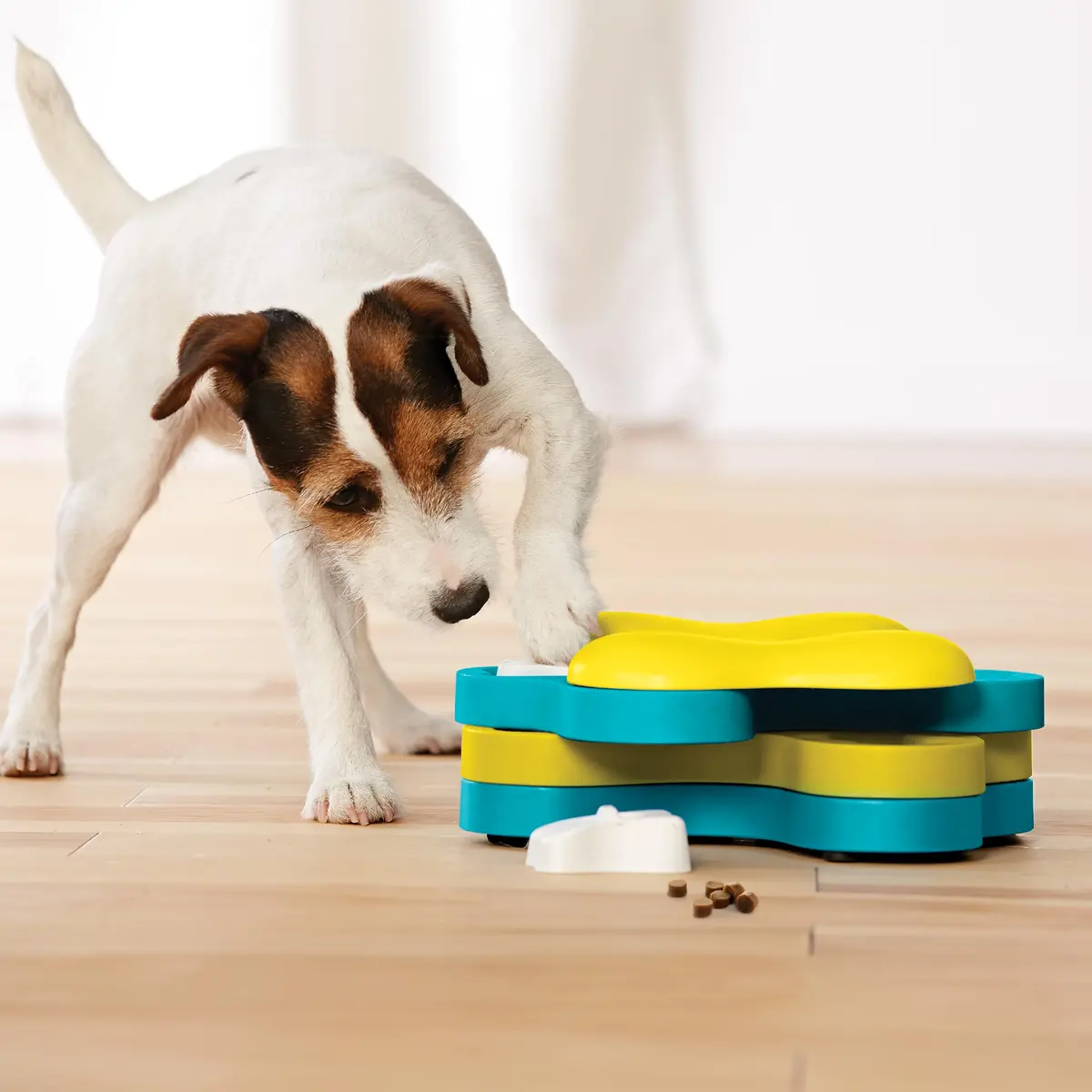 Outward Hound Nina Ottosson Dog Tornado Treat Puzzle 9.75" x 7.25" x 3.07" | Interactive Enrichment for Dogs - view 8