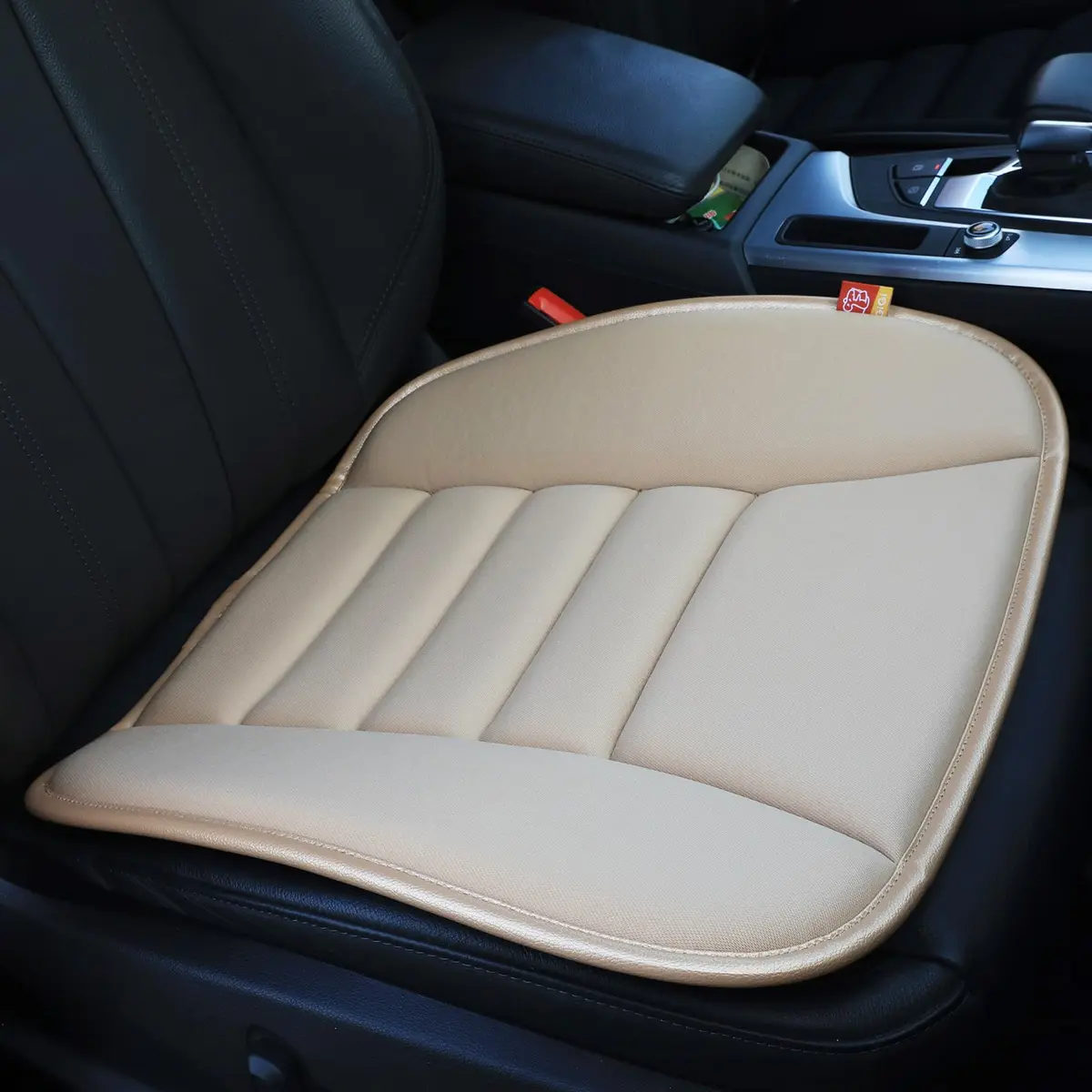 RaoRanDang Car Seat Cushion Pad with Memory Foam | Comfortable & Durable Khaki - main product image