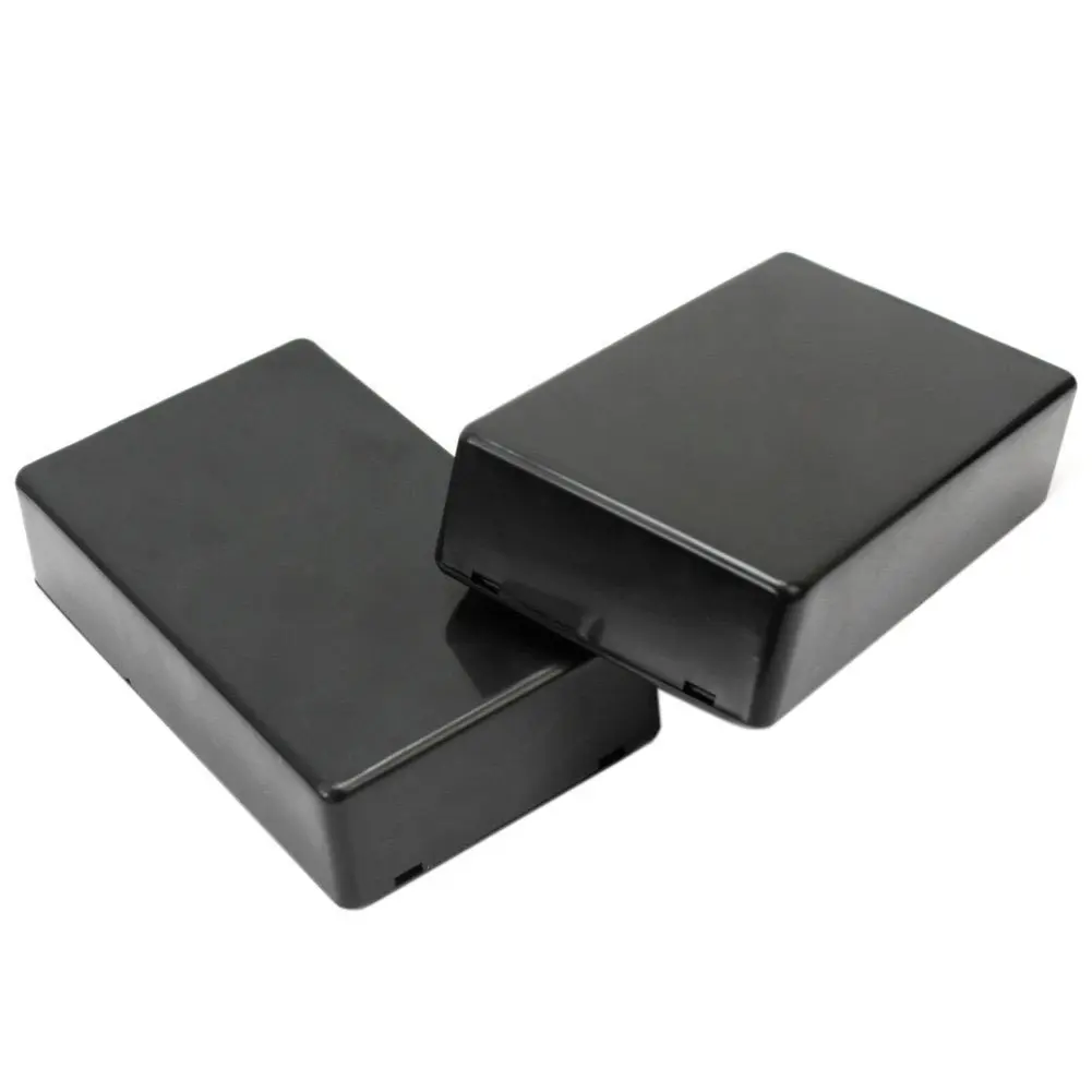 Onwon Black Waterproof Plastic Electrical Junction Box 100x60x25mm (5-Pack) | Durable Project Enclosure - view 2