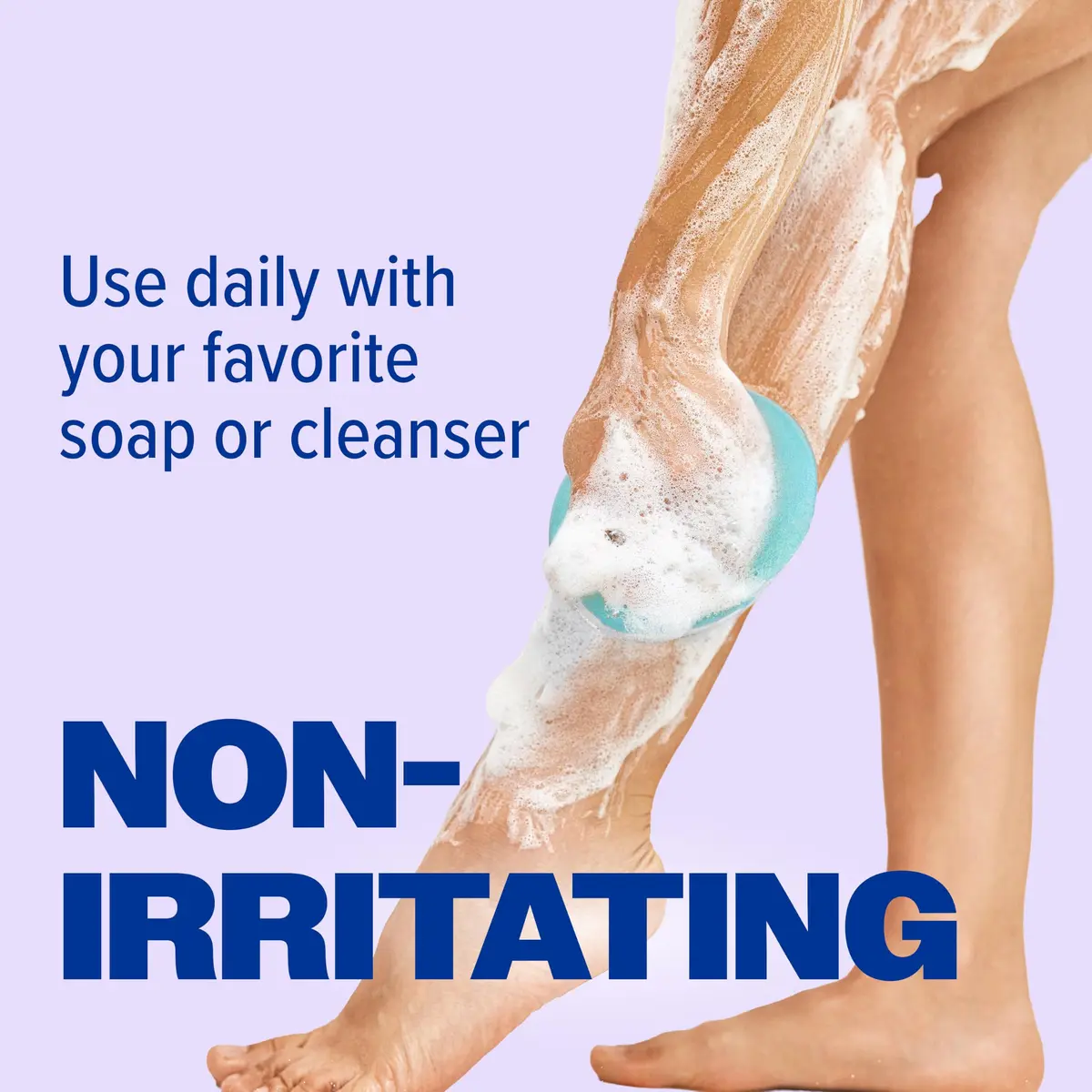 Nexcare BUF-PUF Body Sponge Exfoliating 1 Sponge | Dermatologist-Tested for Gentle Deep-Cleaning - view 6