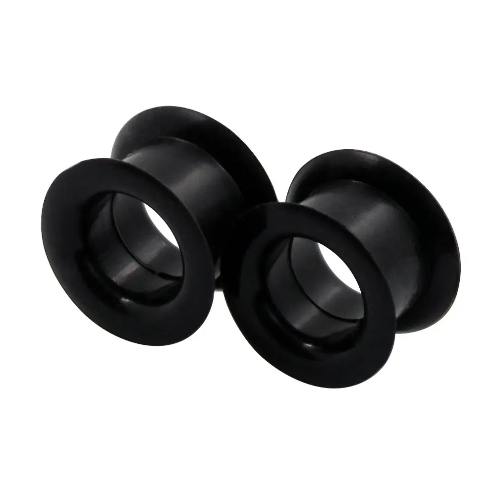 Oyaface Black Silicone Ear Tunnels 16mm | Hypoallergenic, Flexible & Stylish (70-120 chars) - view 8