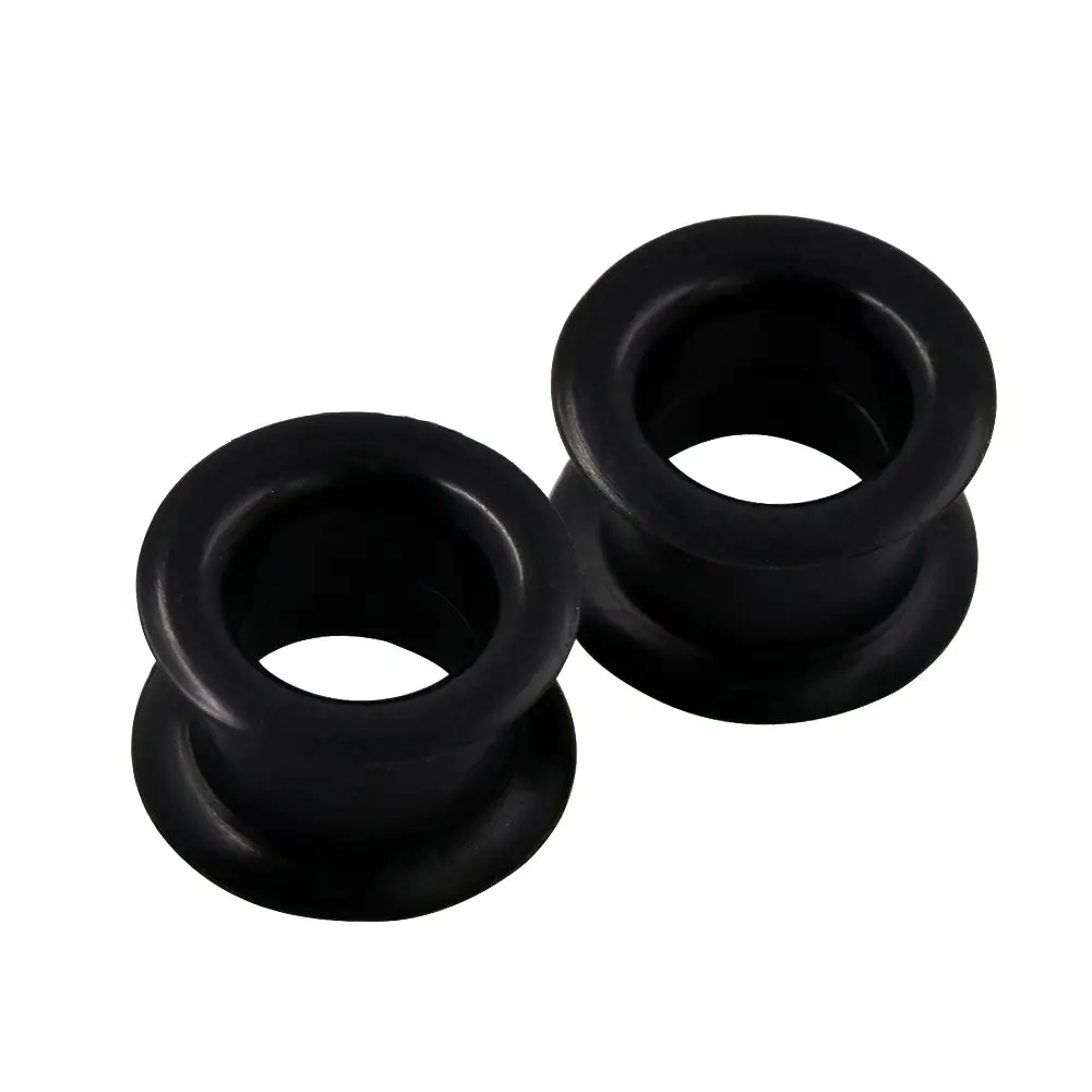 Oyaface Black Silicone Ear Tunnels 16mm | Hypoallergenic, Flexible & Stylish (70-120 chars) - view 9