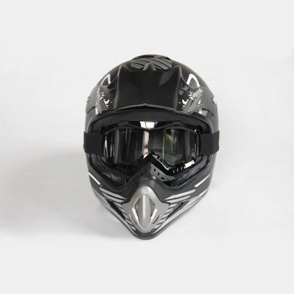 Dmeixs Motorcycle Goggles Motocross ATV Off Road Racing Goggles Clear Lens | Helmet Compatible - view 2