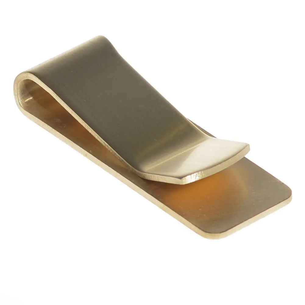 CKLT Money Clip Brass Wallet | Slim, Secure & Stylish for Men in India - main product image