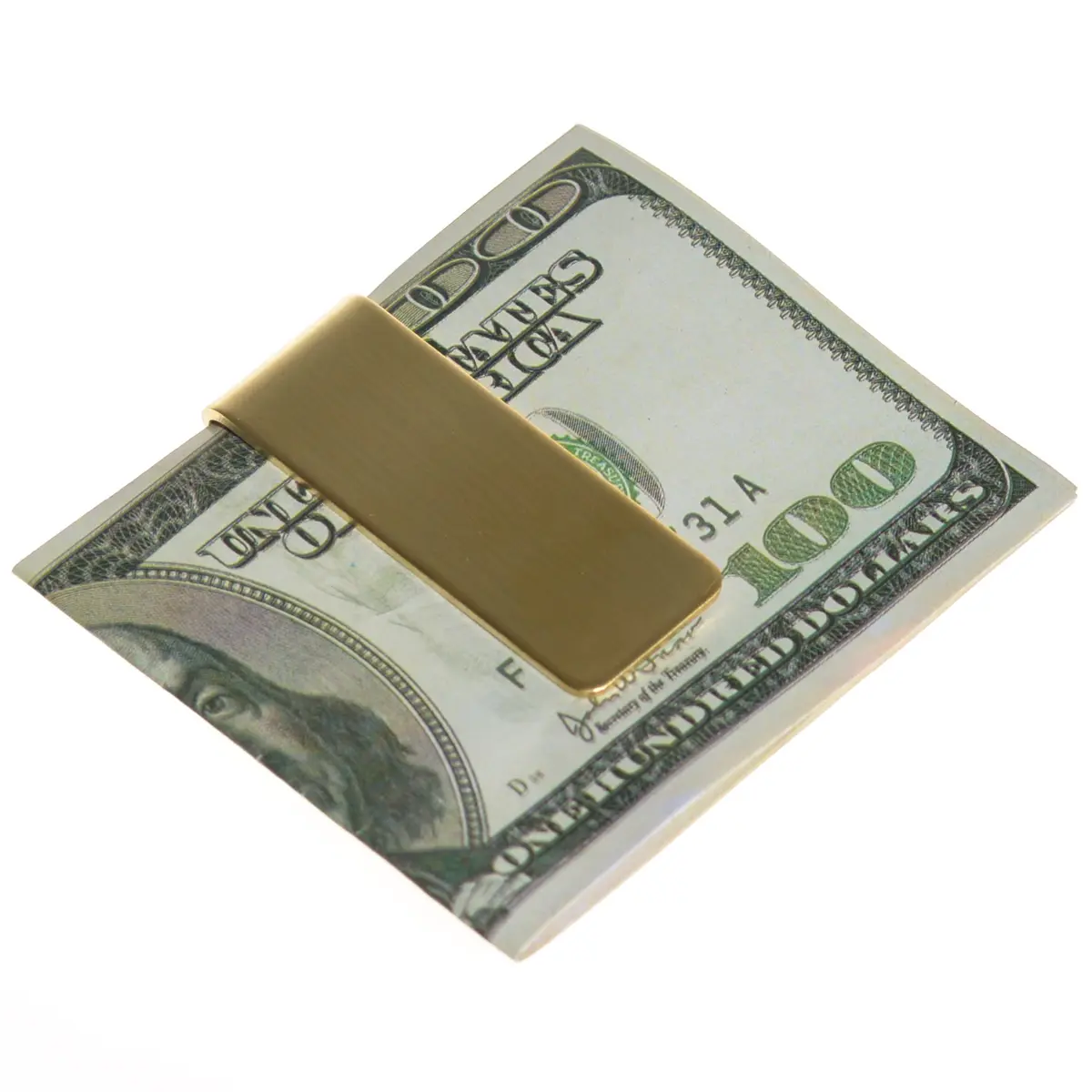 CKLT Money Clip Brass Wallet | Slim, Secure & Stylish for Men in India - view 5