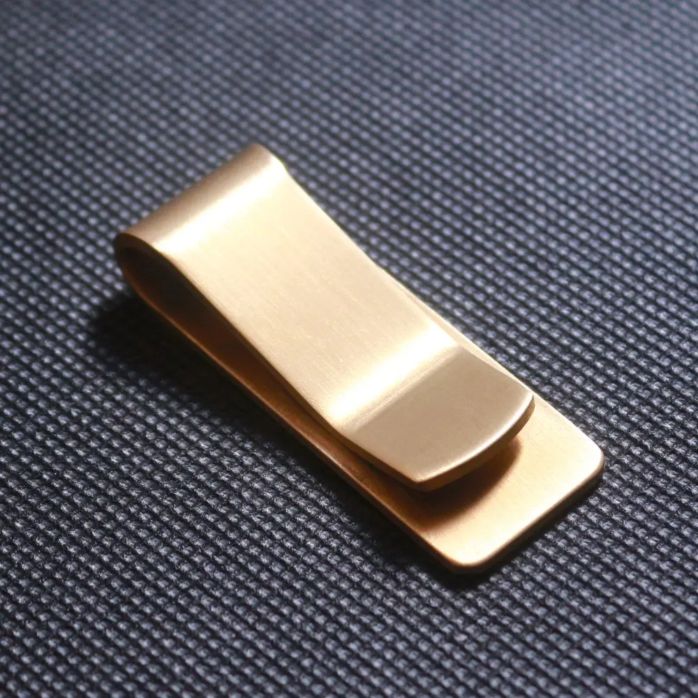 CKLT Money Clip Brass Wallet | Slim, Secure & Stylish for Men in India - view 7