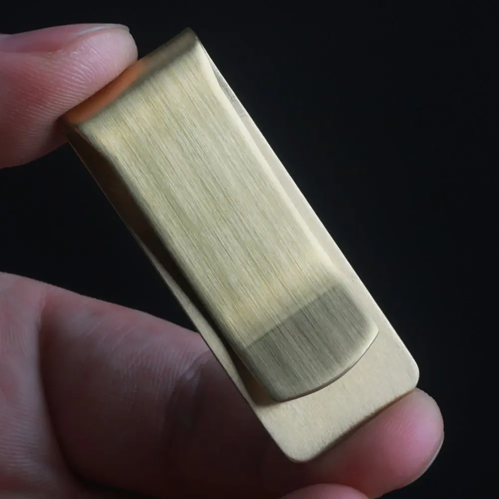 CKLT Money Clip Brass Wallet | Slim, Secure & Stylish for Men in India - view 3