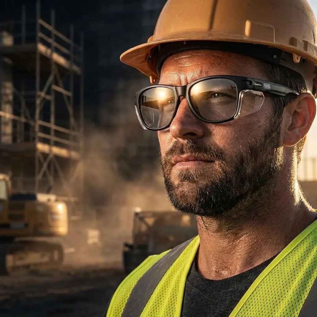 MAGID Y50 Safety Glasses with Side Shields, Gray Lens, 1 Pair | ANSI Z87.1+ Certified Impact Protection - view 6
