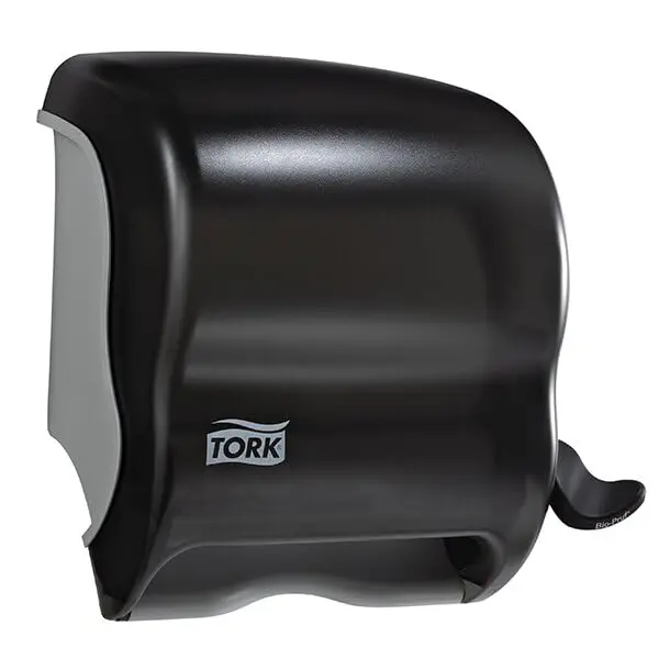 Tork Paper Hand Towel Dispenser Smoke H21 | High-Capacity, Durable Plastic (12.49 x 12.82 x 8.6 inches) - view 4