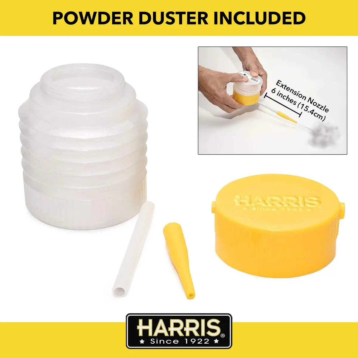 HARRIS Food Grade Diatomaceous Earth Powder 1 kg (2.2 lb) with Duster | OMRI Listed Organic Insect Control - view 4