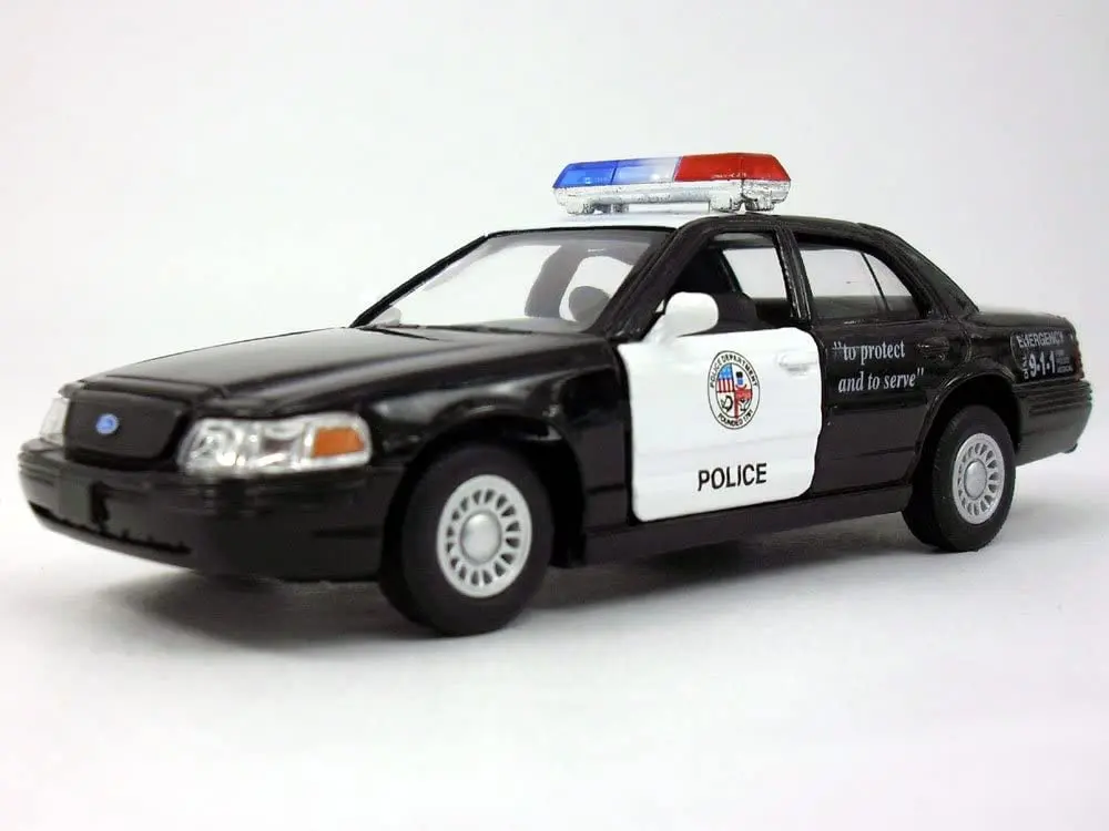 KiNSMART Ford Crown Victoria Police Interceptor 1:42 Scale 5" Die-Cast Car | Pullback Action for Kids & Collectors - view 2