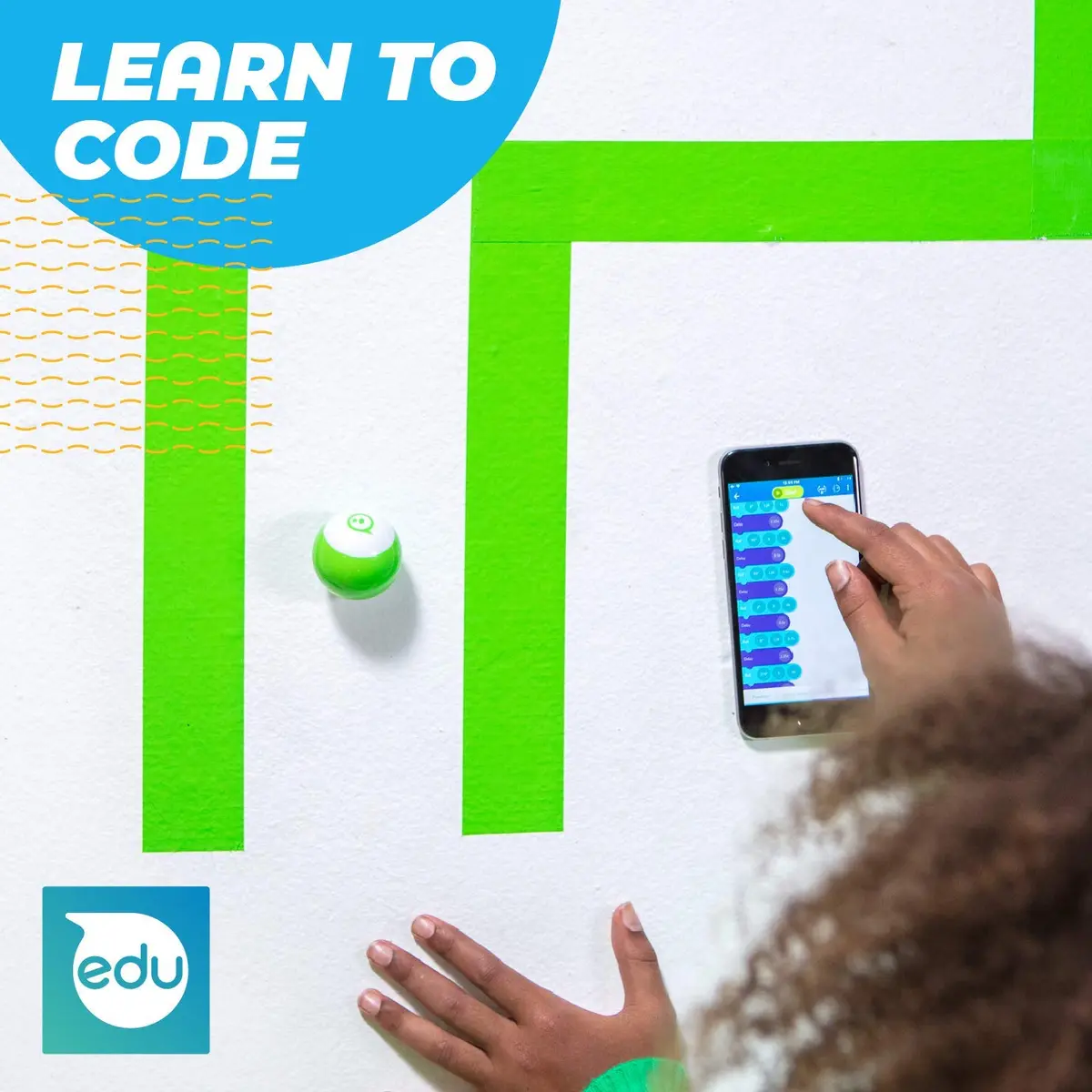 Sphero Mini Blue Coding Robot Ball | Interactive App-Controlled STEM Toy for Kids & Teens (1.57 inch Diameter) - view 5