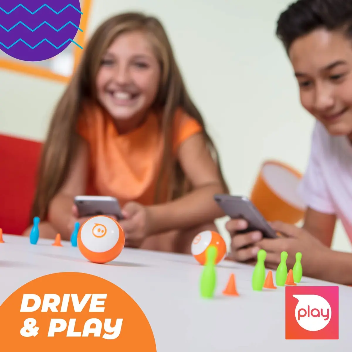 Sphero Mini Blue Coding Robot Ball | Interactive App-Controlled STEM Toy for Kids & Teens (1.57 inch Diameter) - view 4