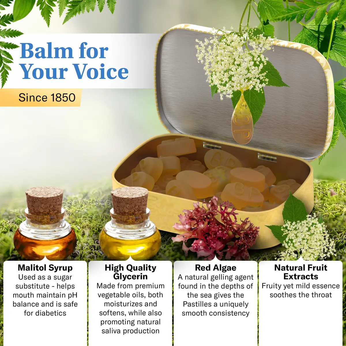 GRETHER'S Sugarfree Elderflower Pastilles 60g (2.1 oz) | Swiss Dry Mouth Comfort for Singers - view 4