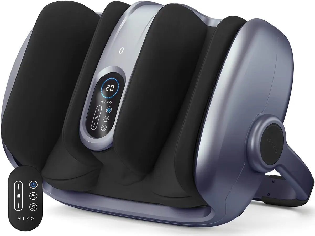MIKO Shiatsu Foot Massager with Heat and Deep Kneading | Deep Tissue Relief & Circulation Boost - main product image