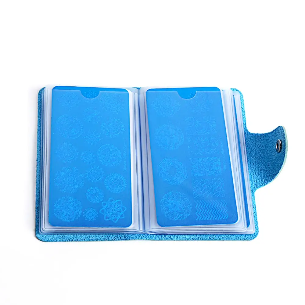 Biutee 19pcs Nail Art Stamping Plates Set with Stamper & Scraper | 15 Plates for Leaves, Flowers, Animals - view 7