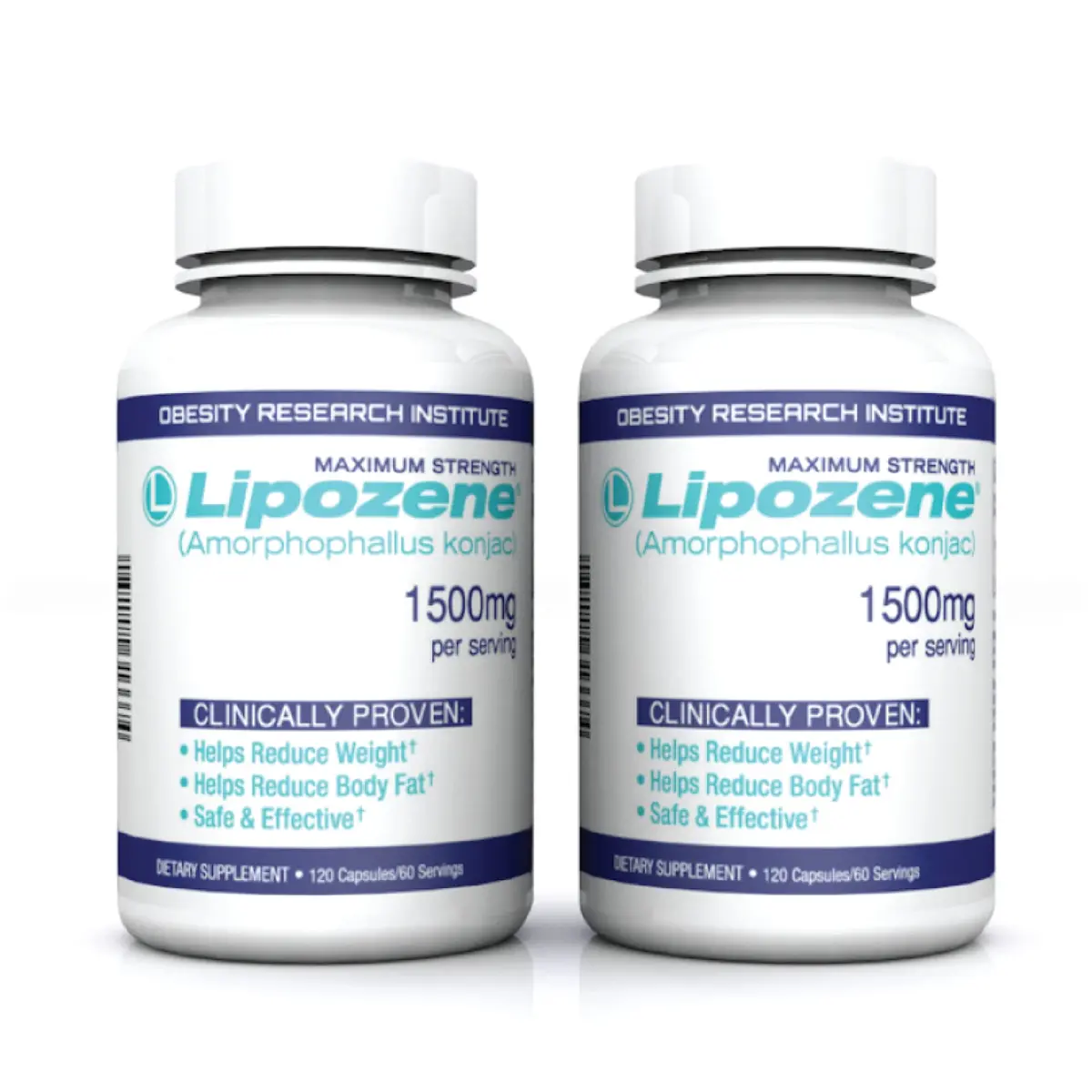 Lipozene Weight Loss Pills 120 Capsules | Non-GMO, Gluten-Free, Made in USA - main product image