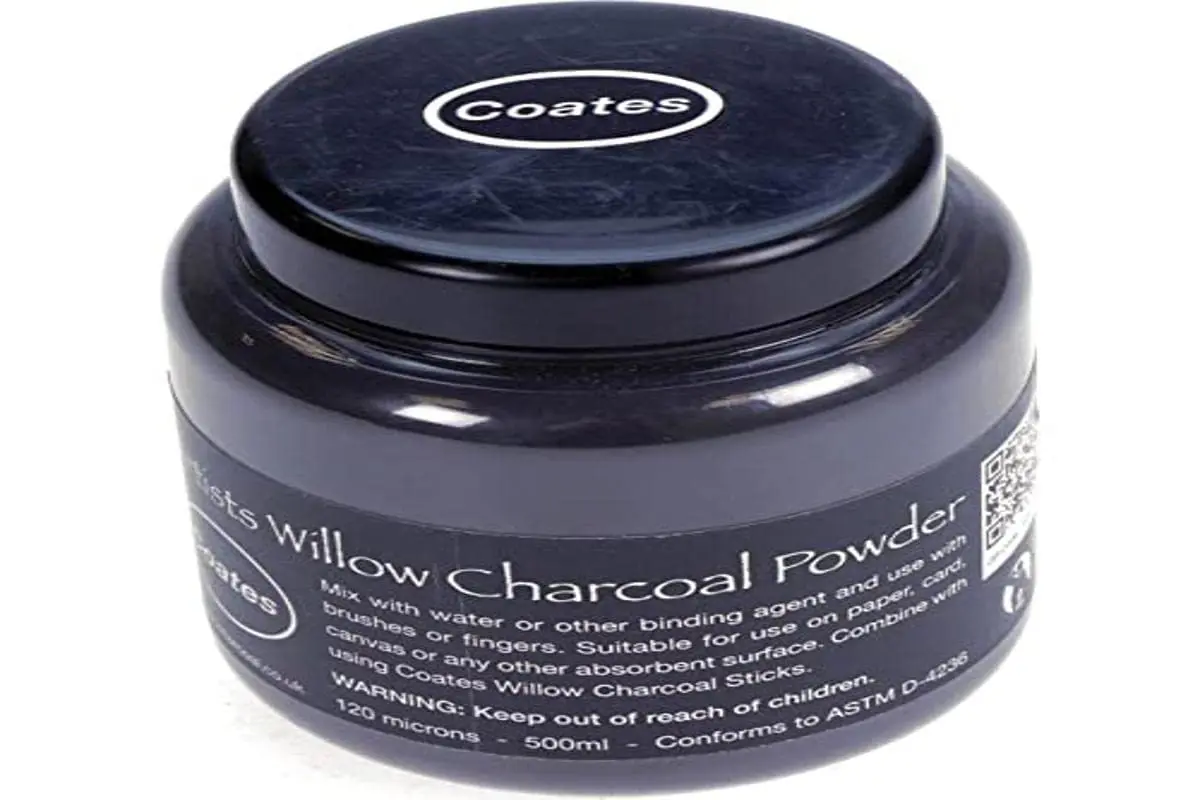 Coates Willow Powdered Charcoal 500ml | Versatile artist tool for large-scale illustrations - main product image