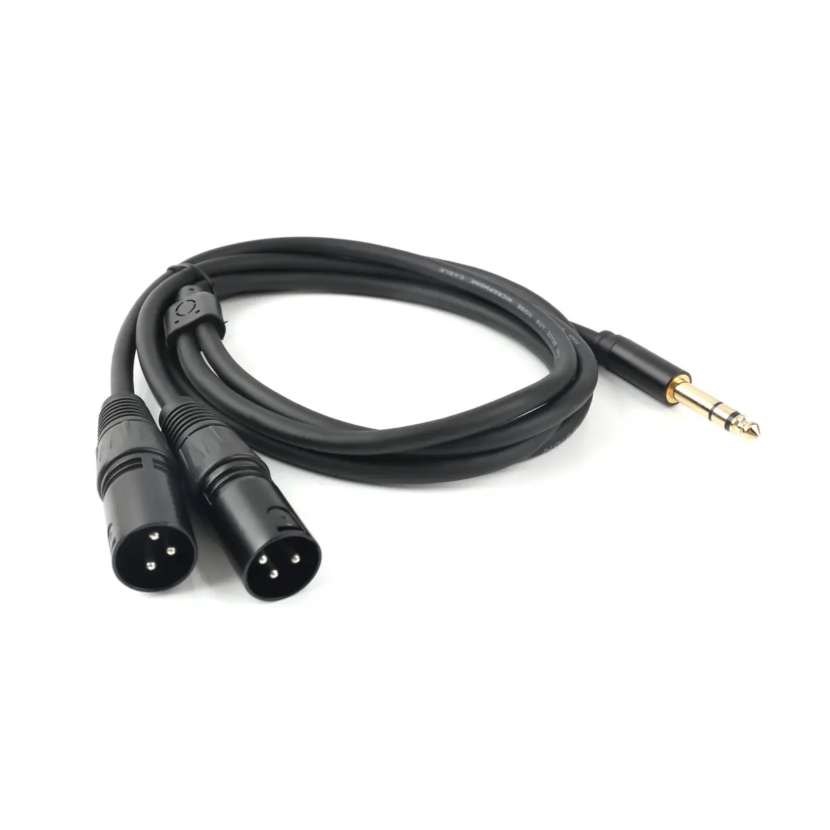 SiYear 6.35mm TRS Male to Dual XLR Male Microphone Adapter Cable 1.5M | Stereo Unbalanced Audio Converter - view 6