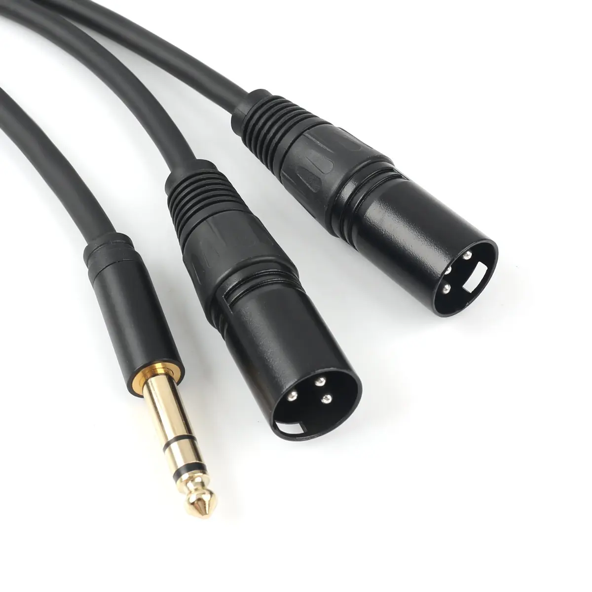 SiYear 6.35mm TRS Male to Dual XLR Male Microphone Adapter Cable 1.5M | Stereo Unbalanced Audio Converter - view 2