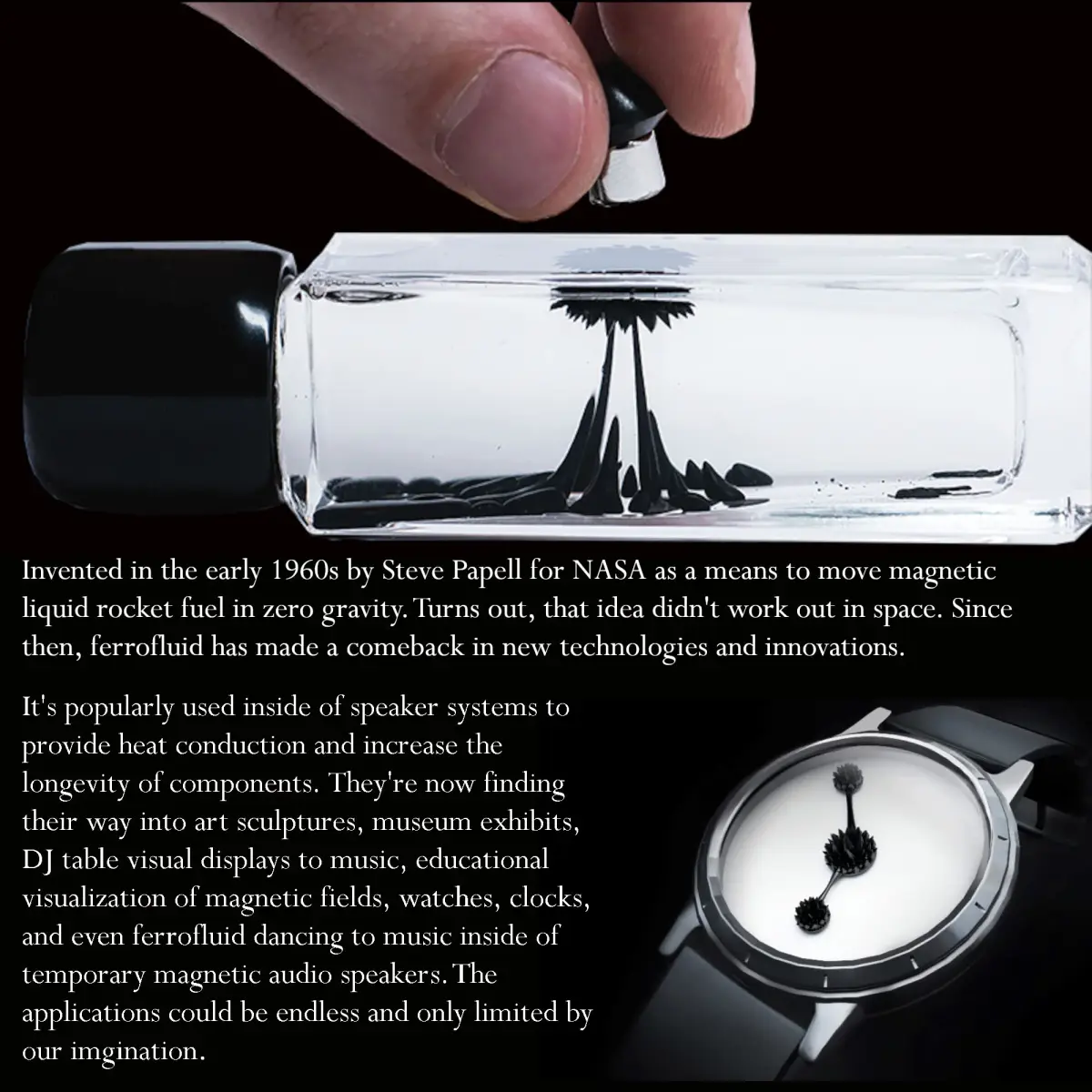 CMS MAGNETICS Ferrofluid 1000cc (33.8 Fl Oz) | Educational Grade for STEM Learning - view 3