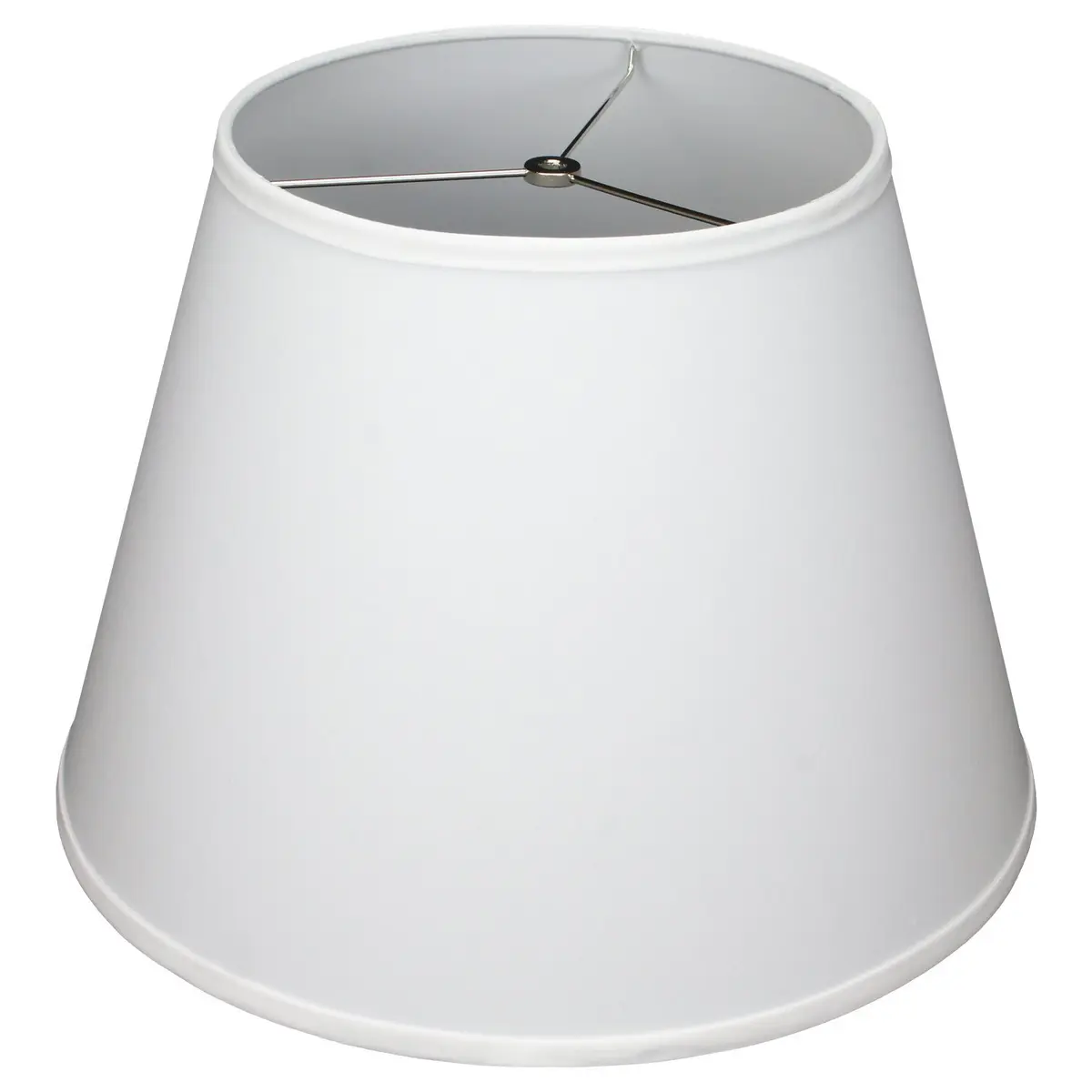 FenchelShades.com White Lampshade 11" Top Diameter x 18" Bottom Diameter x 13" Slant Height | Handmade in USA - main product image
