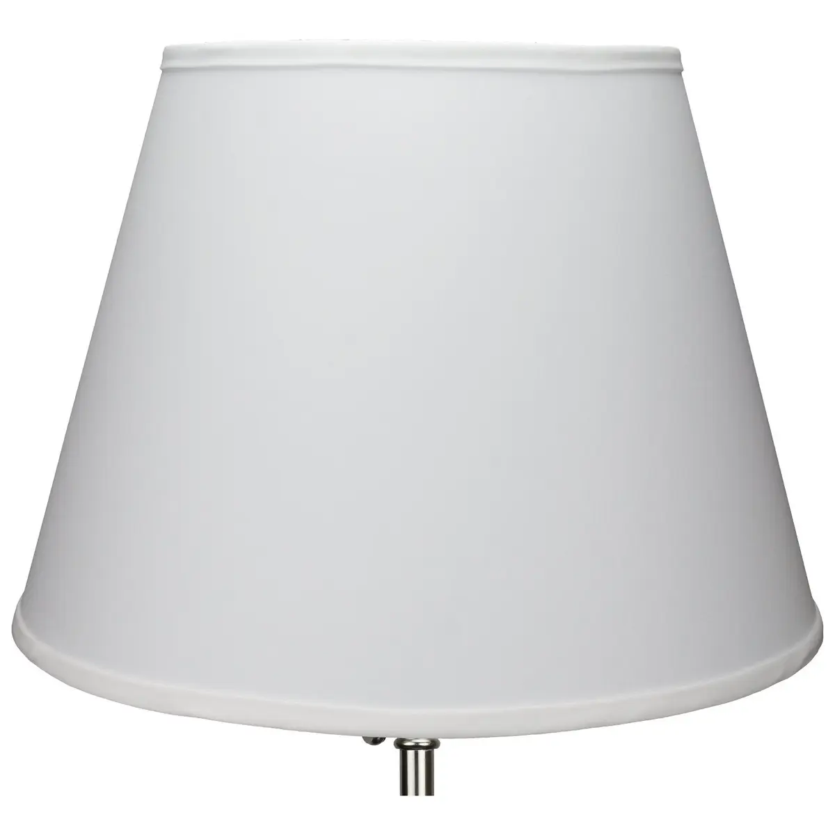 FenchelShades.com White Lampshade 11" Top Diameter x 18" Bottom Diameter x 13" Slant Height | Handmade in USA - view 2