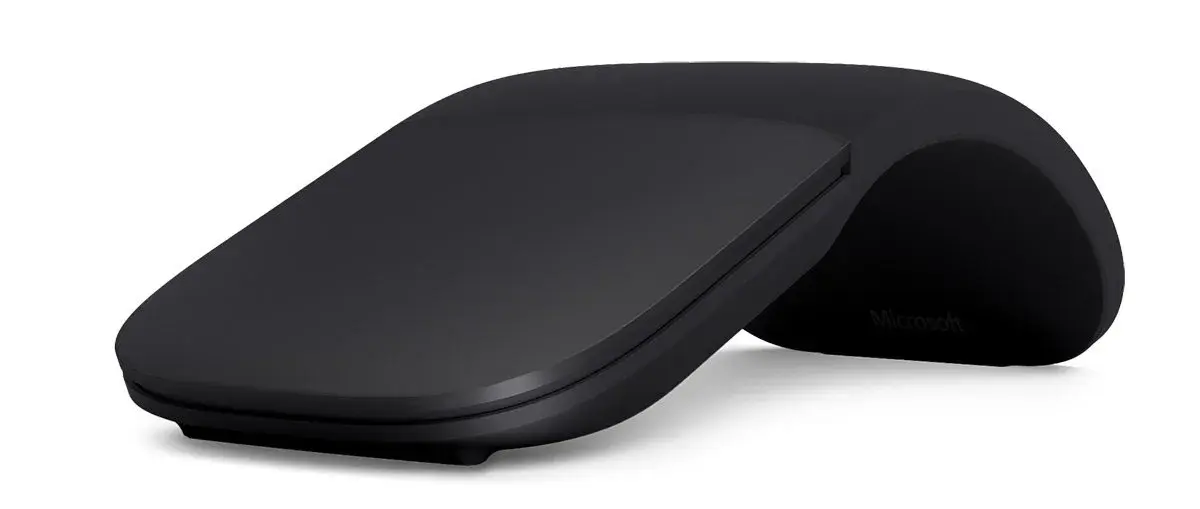 Microsoft Arc Mouse - Black | Sleek, Ergonomic, Ultra-Slim Bluetooth Mouse for PC/Laptop/Desktop - main product image