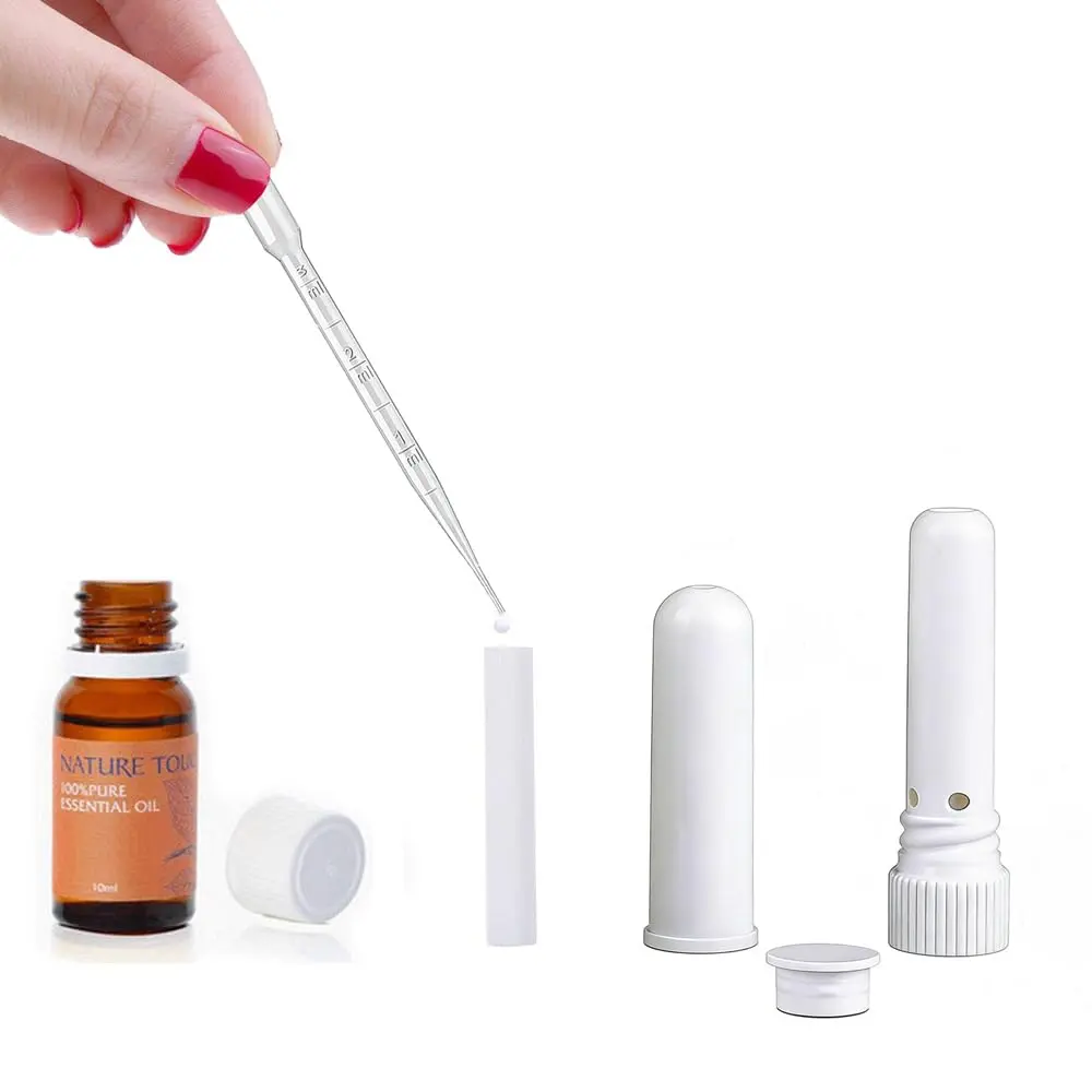 ZIOJOVK Blank Nasal Inhaler Sticks 12 Sets | Aromatherapy for On-the-Go Relief - view 4