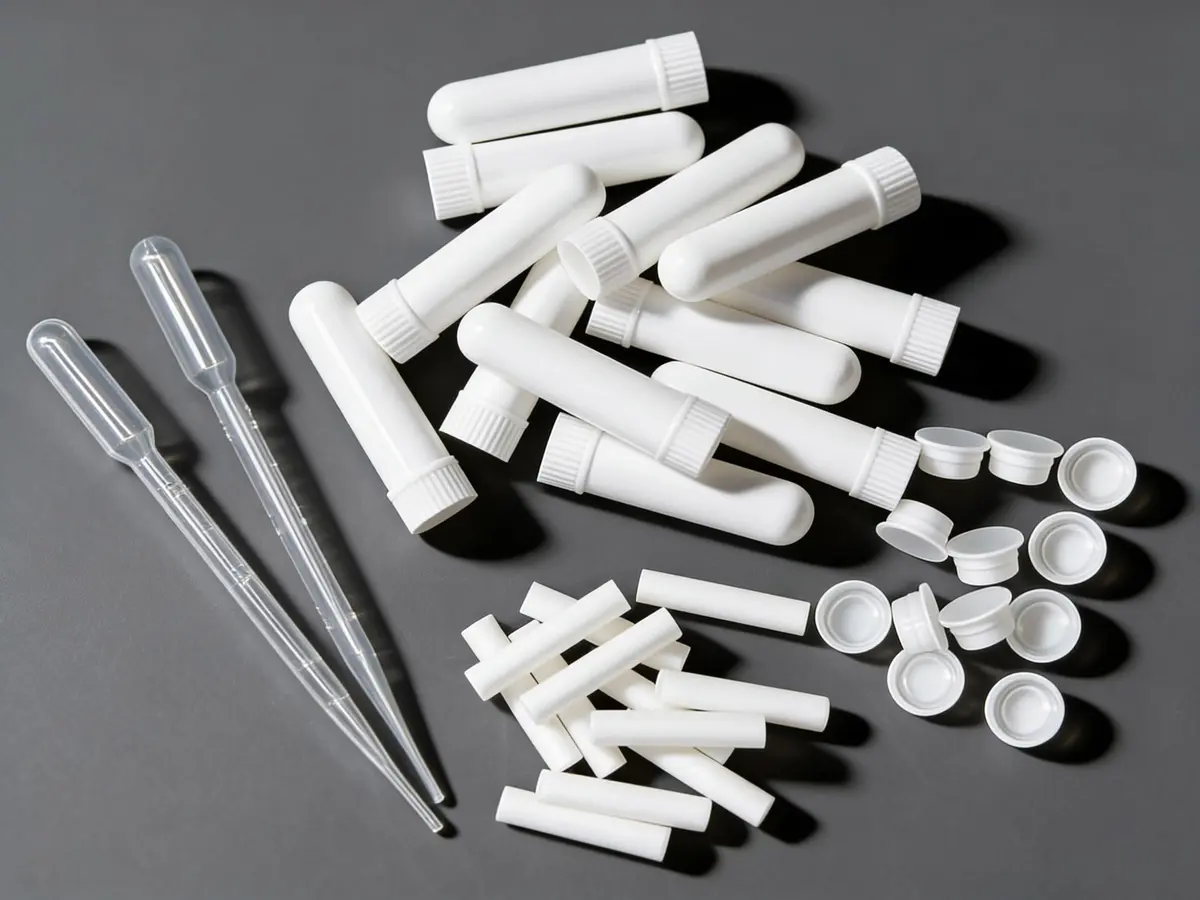 ZIOJOVK Blank Nasal Inhaler Sticks 12 Sets | Aromatherapy for On-the-Go Relief - view 2
