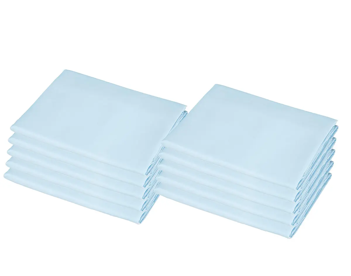 American Baby Company 10 Piece Cot Sheets 23" x 51" | Soft & Breathable Cotton Percale for Daycare - main product image