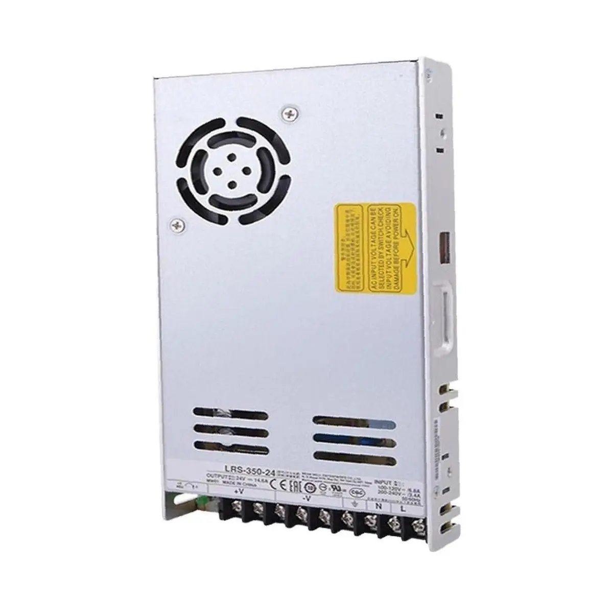 Mean Well LRS-350-24 Switching Power Supply 24V 14.6A | 350W System Power Device for Industrial Use - view 2