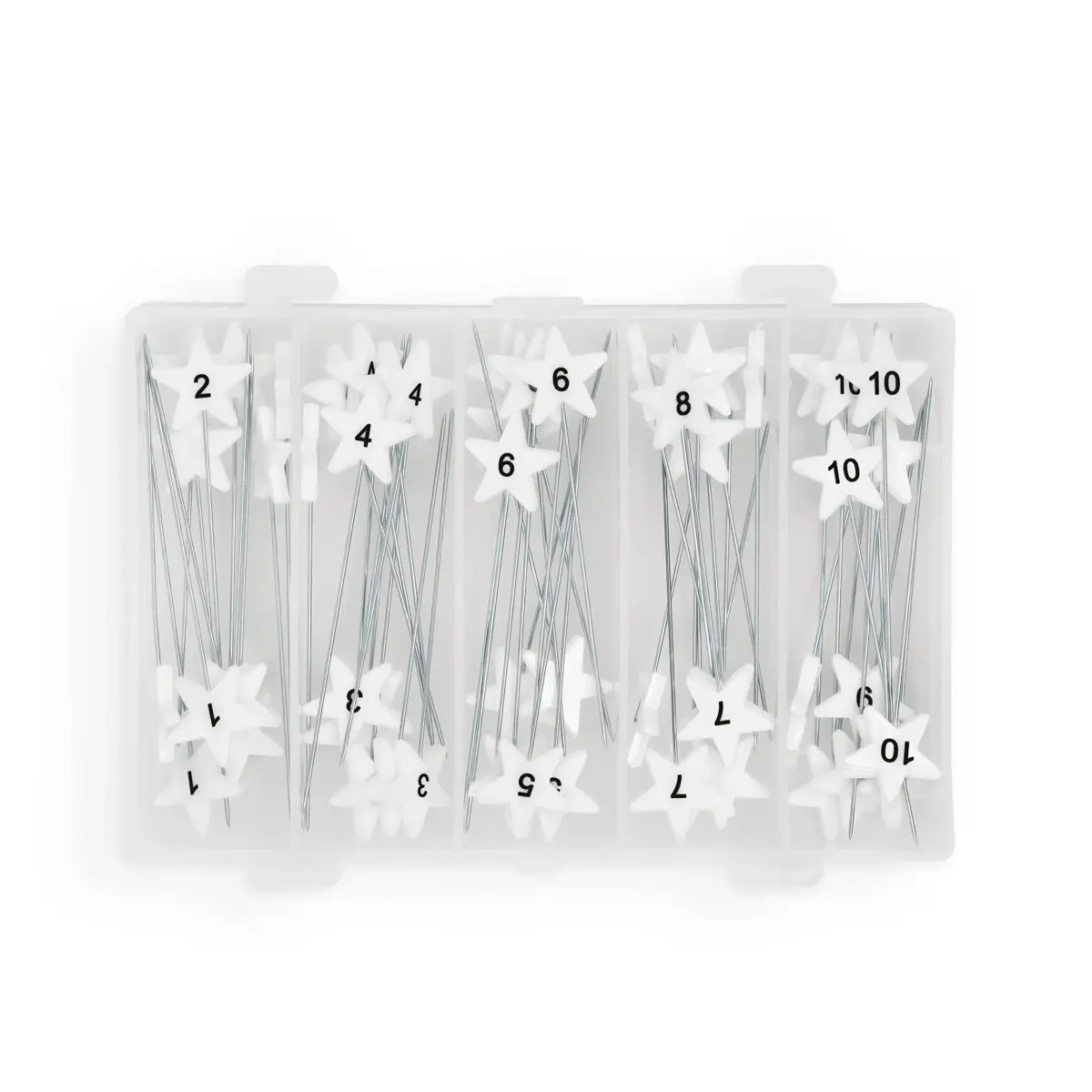 Dritz Flat Flower Head Pins 2-Inch (50-Count, Yellow) | Quilting & Fabric Holding Pins - view 5