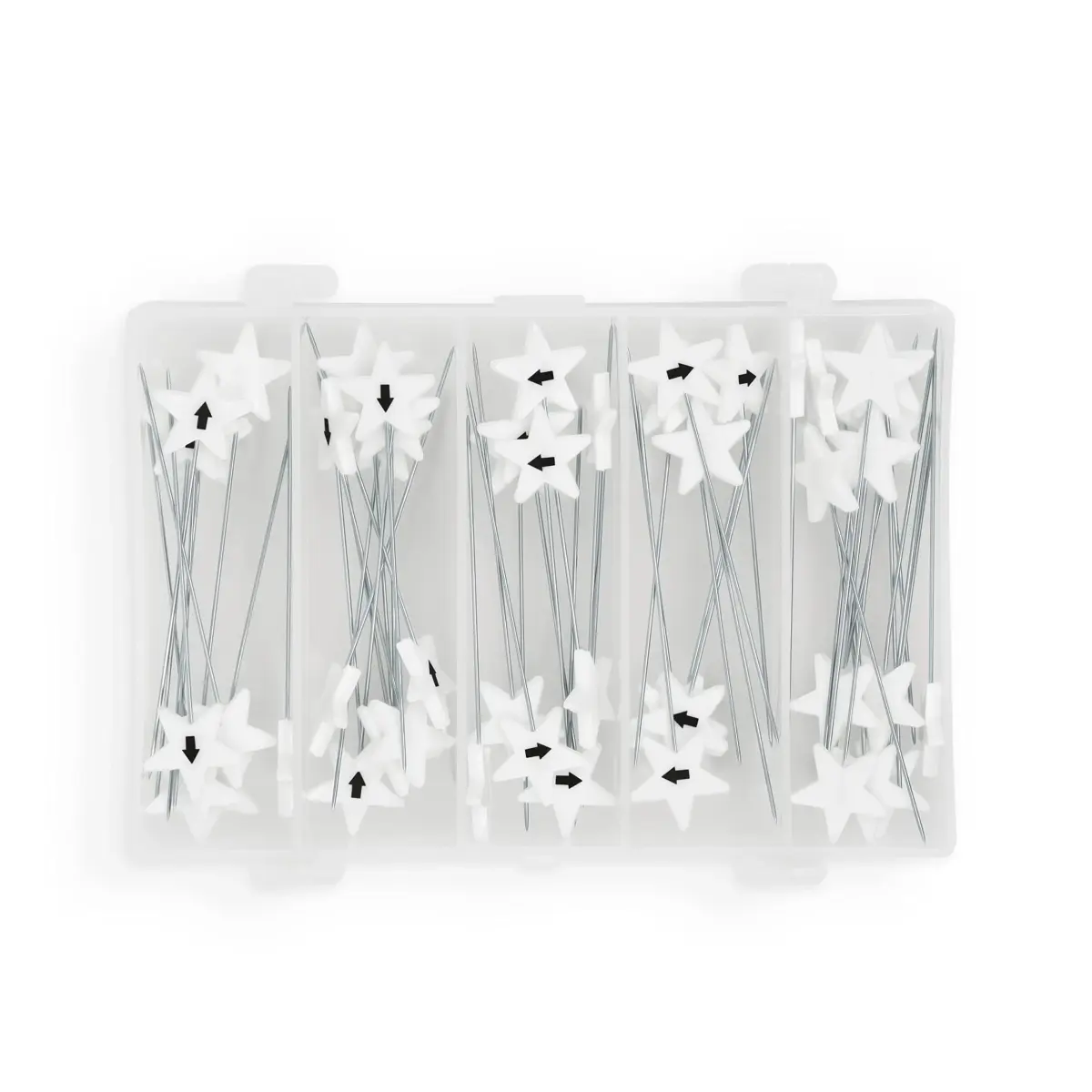 Dritz Flat Flower Head Pins 2-Inch (50-Count, Yellow) | Quilting & Fabric Holding Pins - view 7