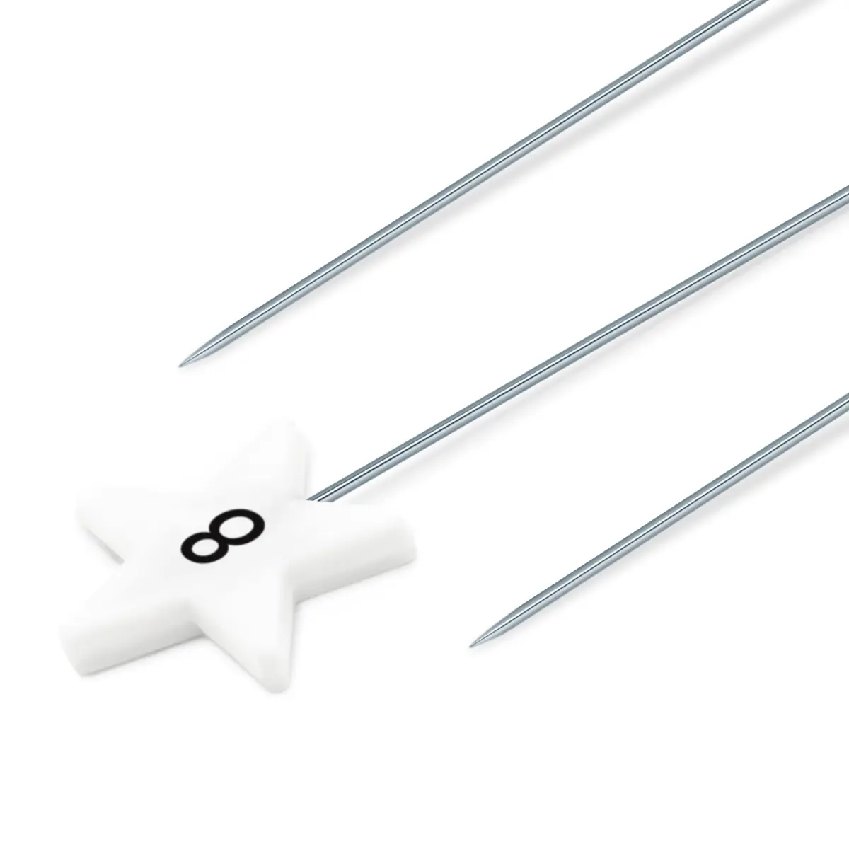 Dritz Flat Flower Head Pins 2-Inch (50-Count, Yellow) | Quilting & Fabric Holding Pins - view 3