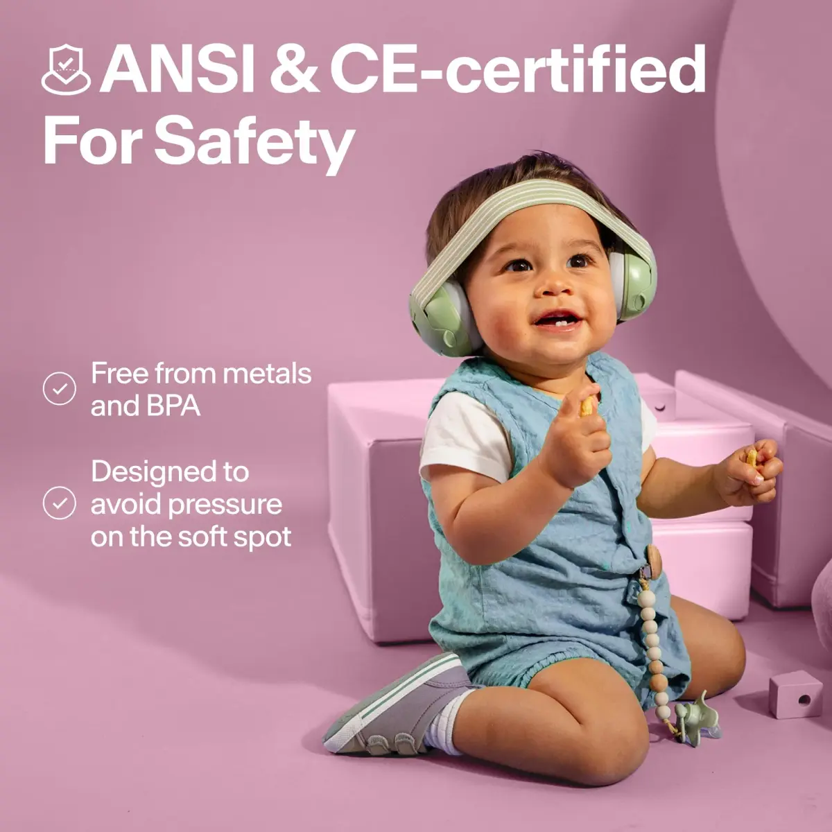 Alpine Muffy Baby Ear Protection Earmuffs for Babies & Toddlers up to 36 Months | Noise Reduction 23 dB SNR - view 4