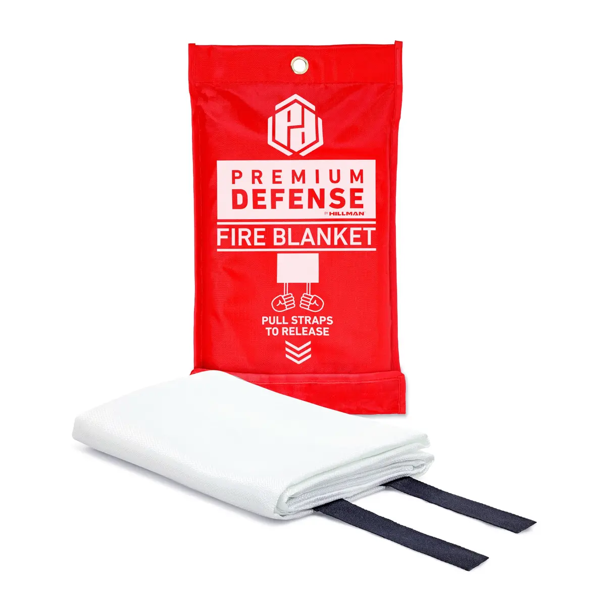 Premium Defense Fire Blanket 40” x 40” | 2 Pack, White, Fire-Resistant Fiberglass - main product image